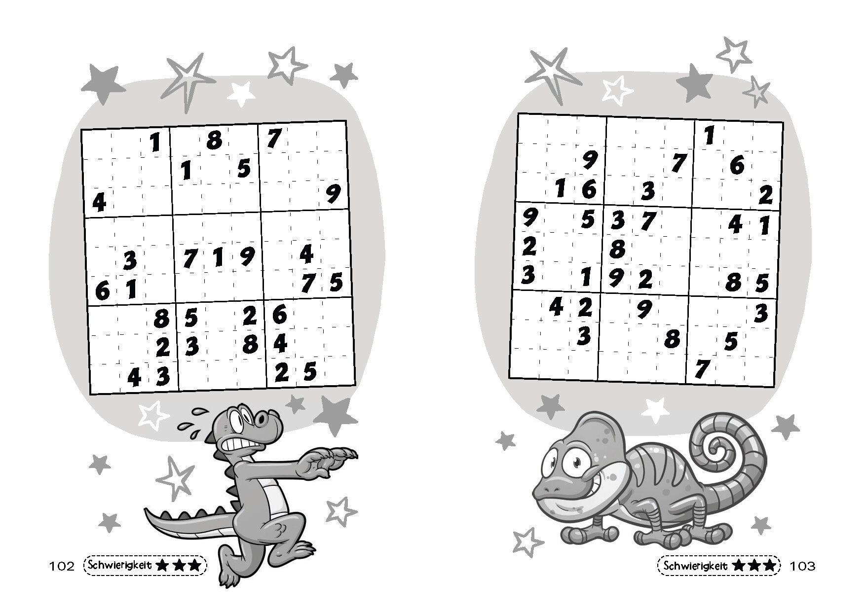 Beispielinhalt (Bild) Sudoku für Kinder. Ab 6 Jahren