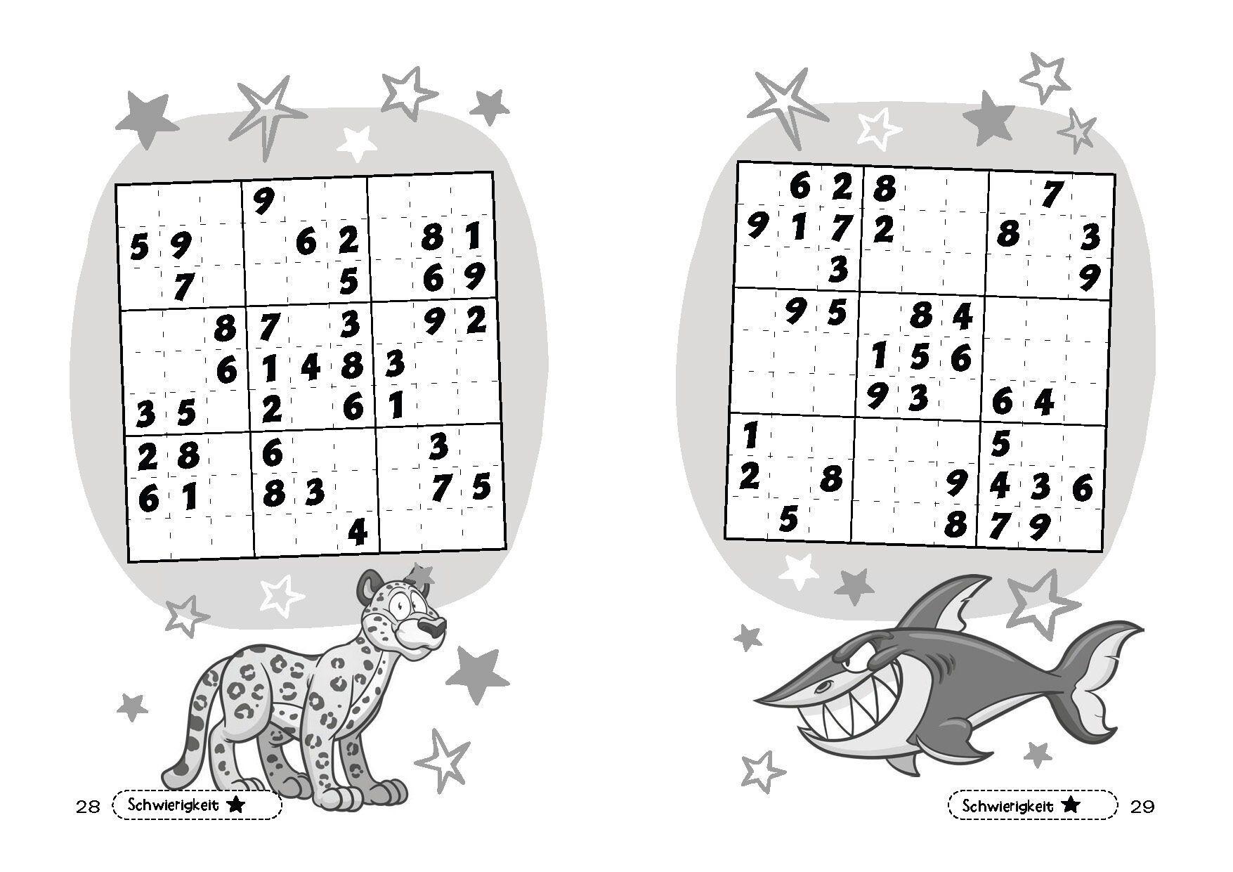 Beispielinhalt (Bild) Sudoku für Kinder. Ab 6 Jahren