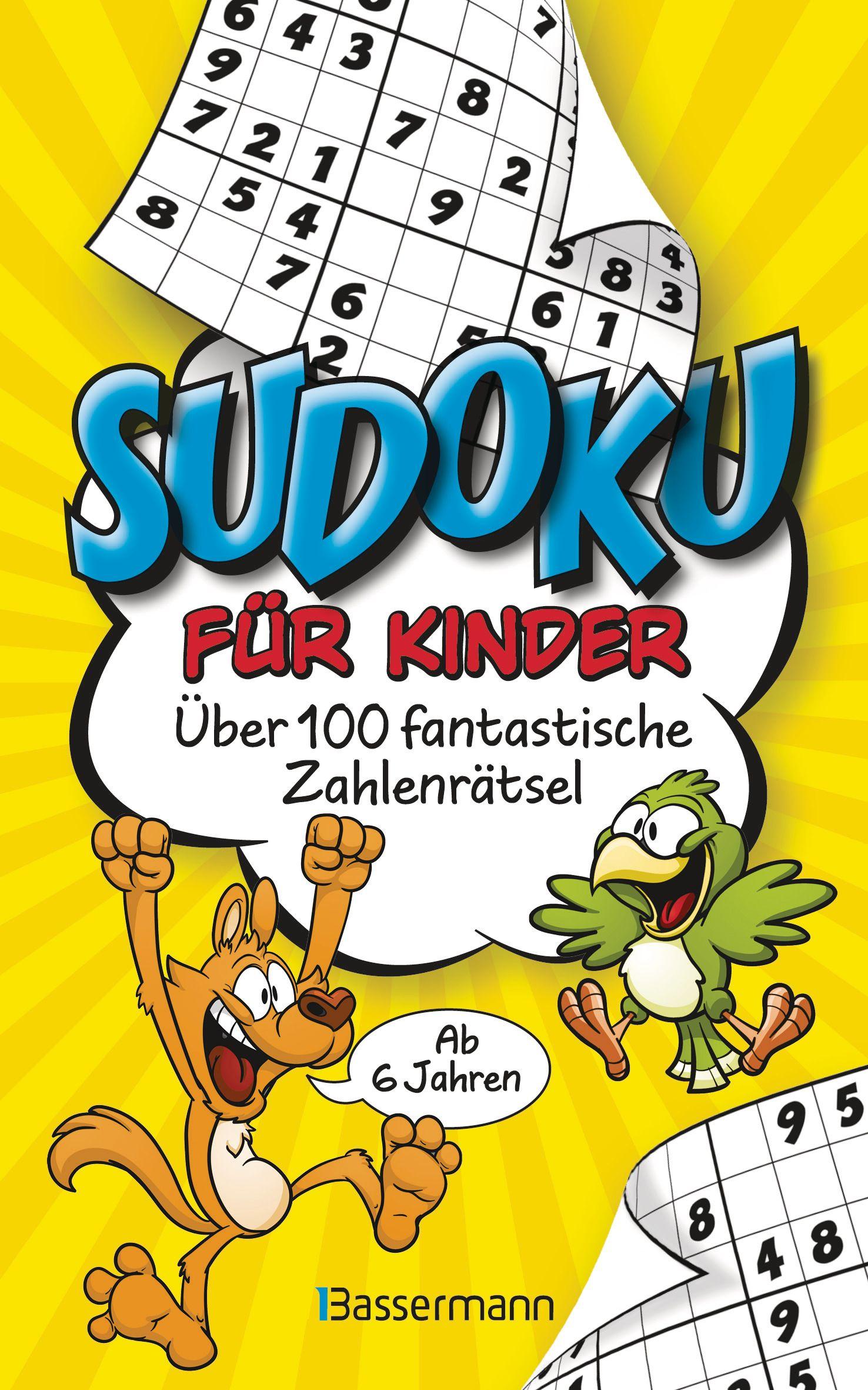 Vorderes Coverbild Sudoku für Kinder. Ab 6 Jahren