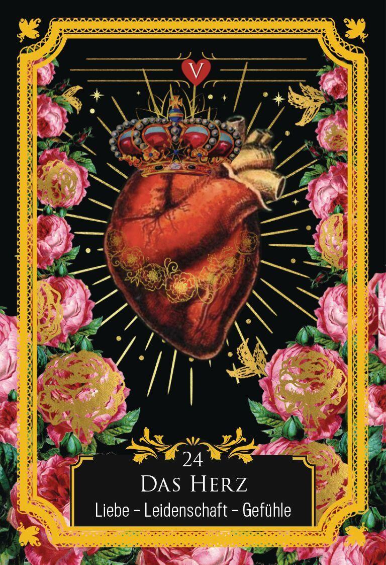 Beispielinhalt (Bild) Lenormand - Garten der Geheimnisse