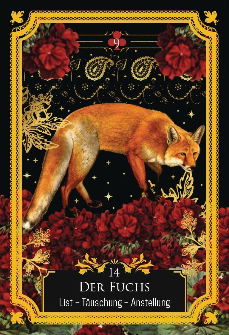 Beispielinhalt (Bild) Lenormand - Garten der Geheimnisse