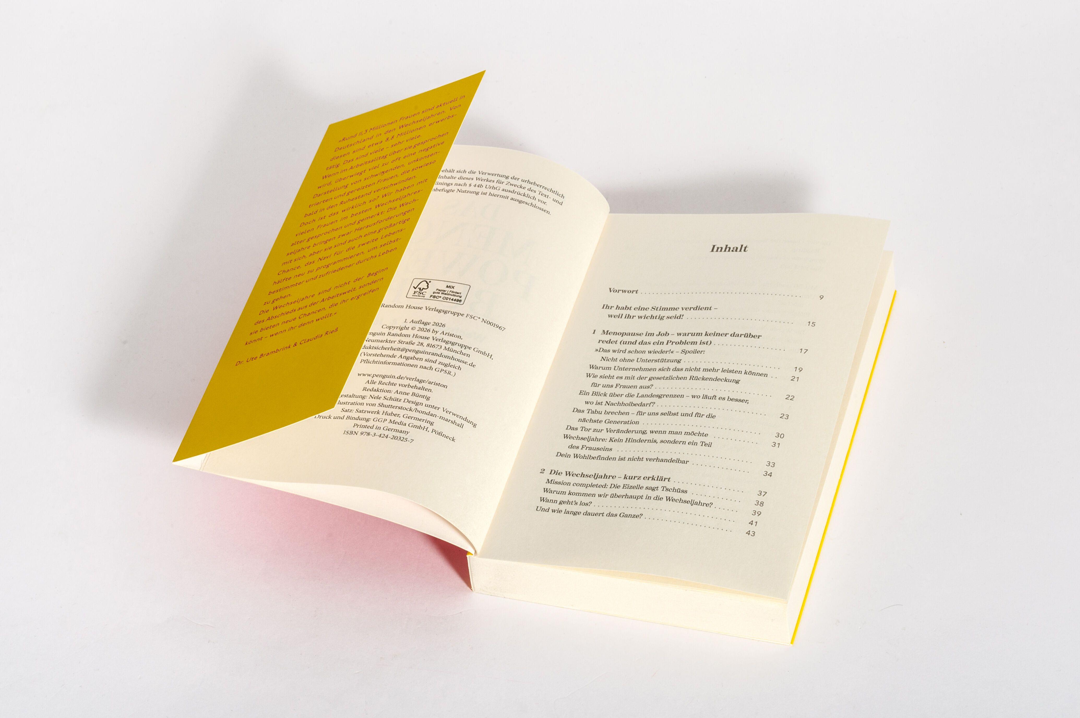 Beispielinhalt (Bild) Das Menopower-Buch