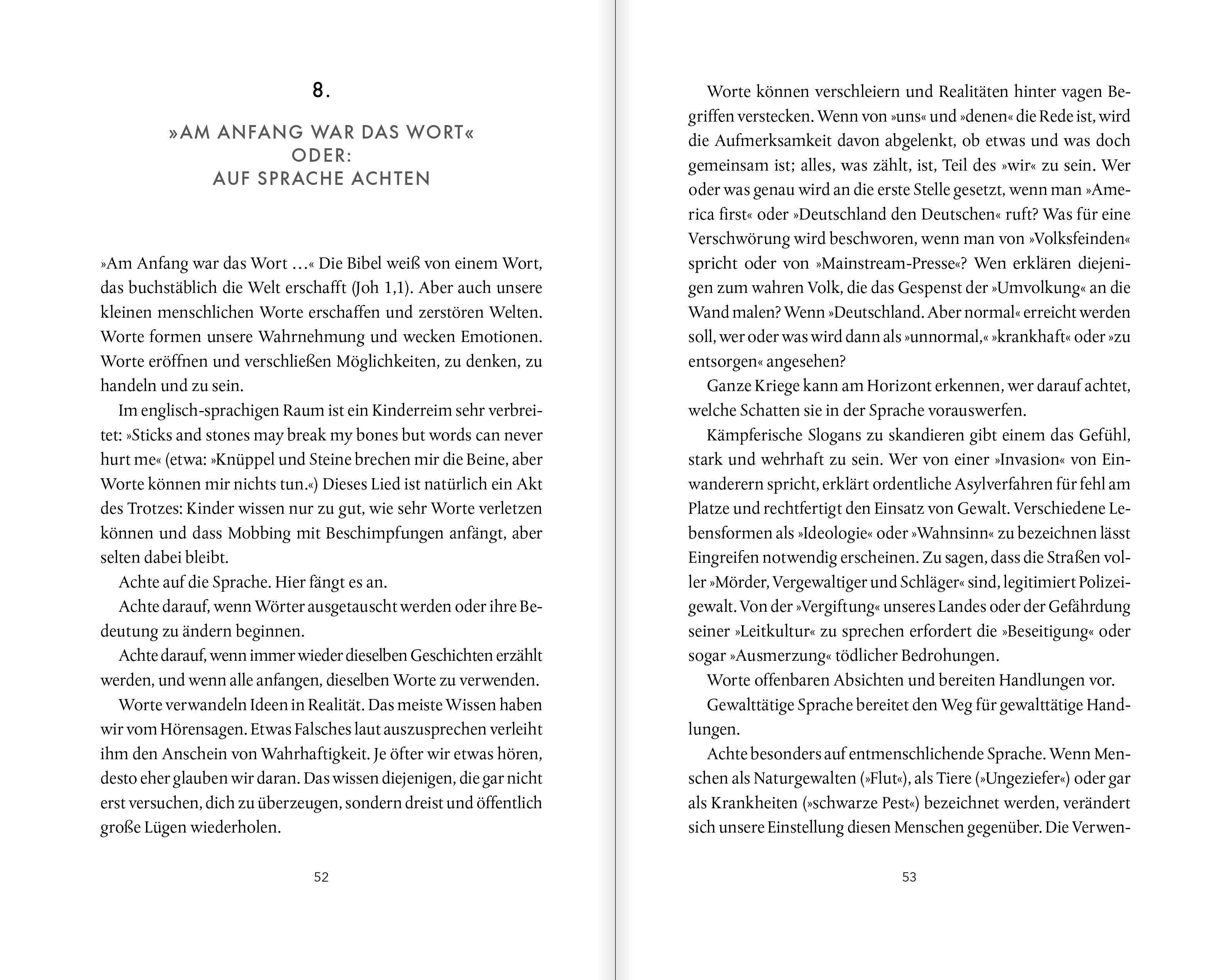 Beispielinhalt (Bild) Wann, wenn nicht jetzt?