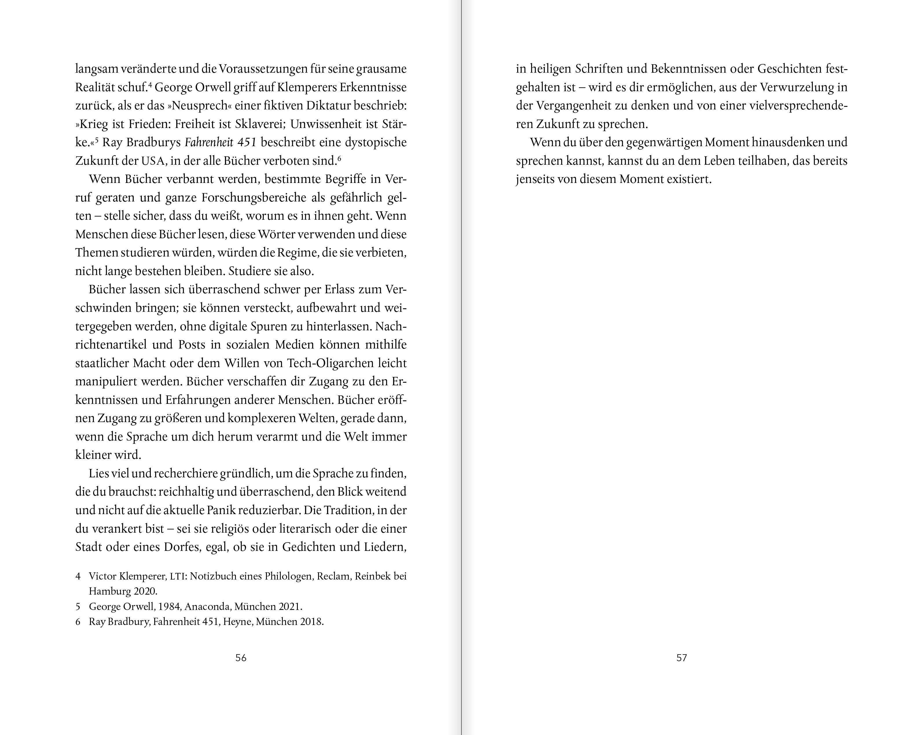 Beispielinhalt (Bild) Wann, wenn nicht jetzt?