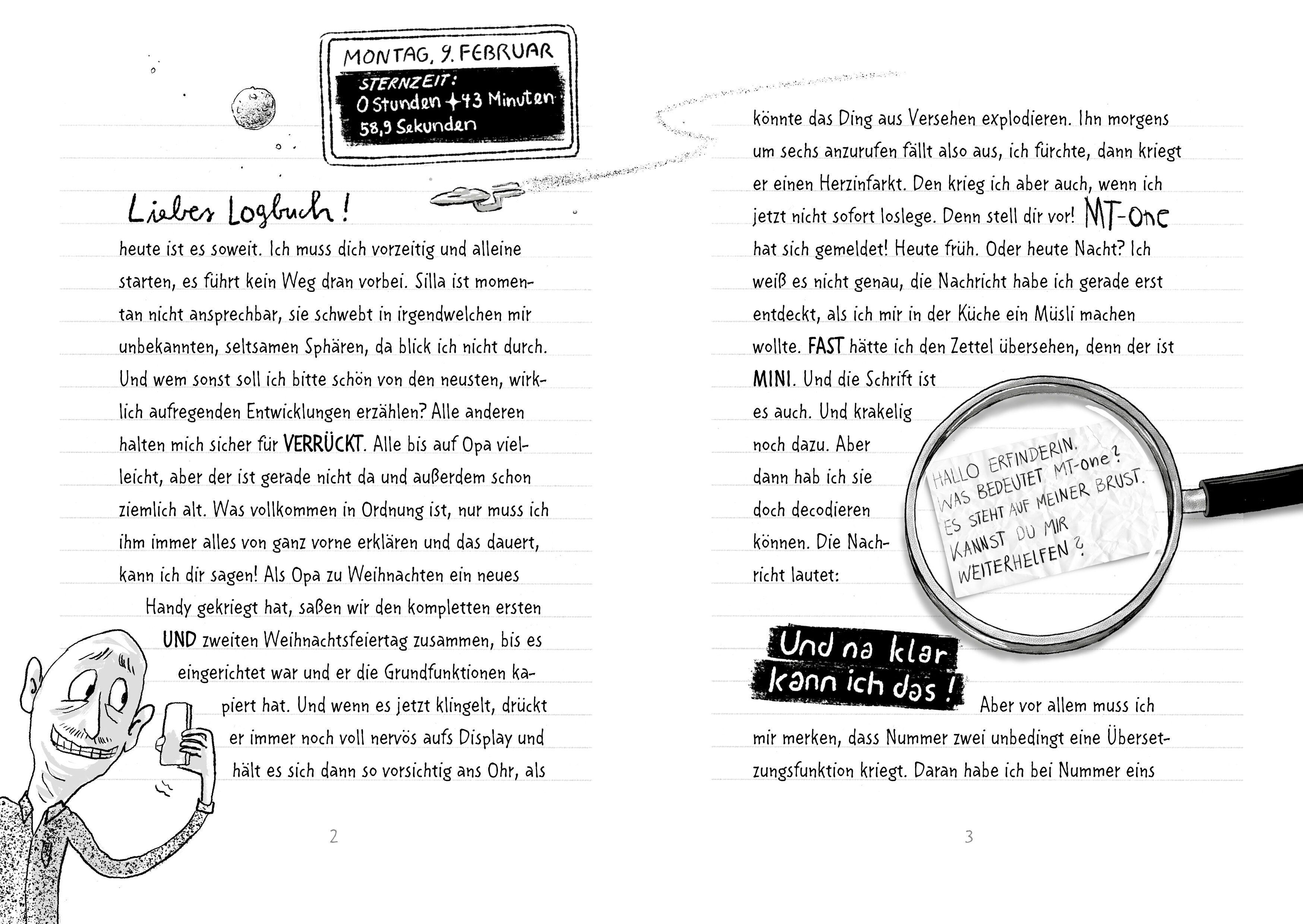 Beispielinhalt (Bild) Logbuch einer Himmelsstürmerin