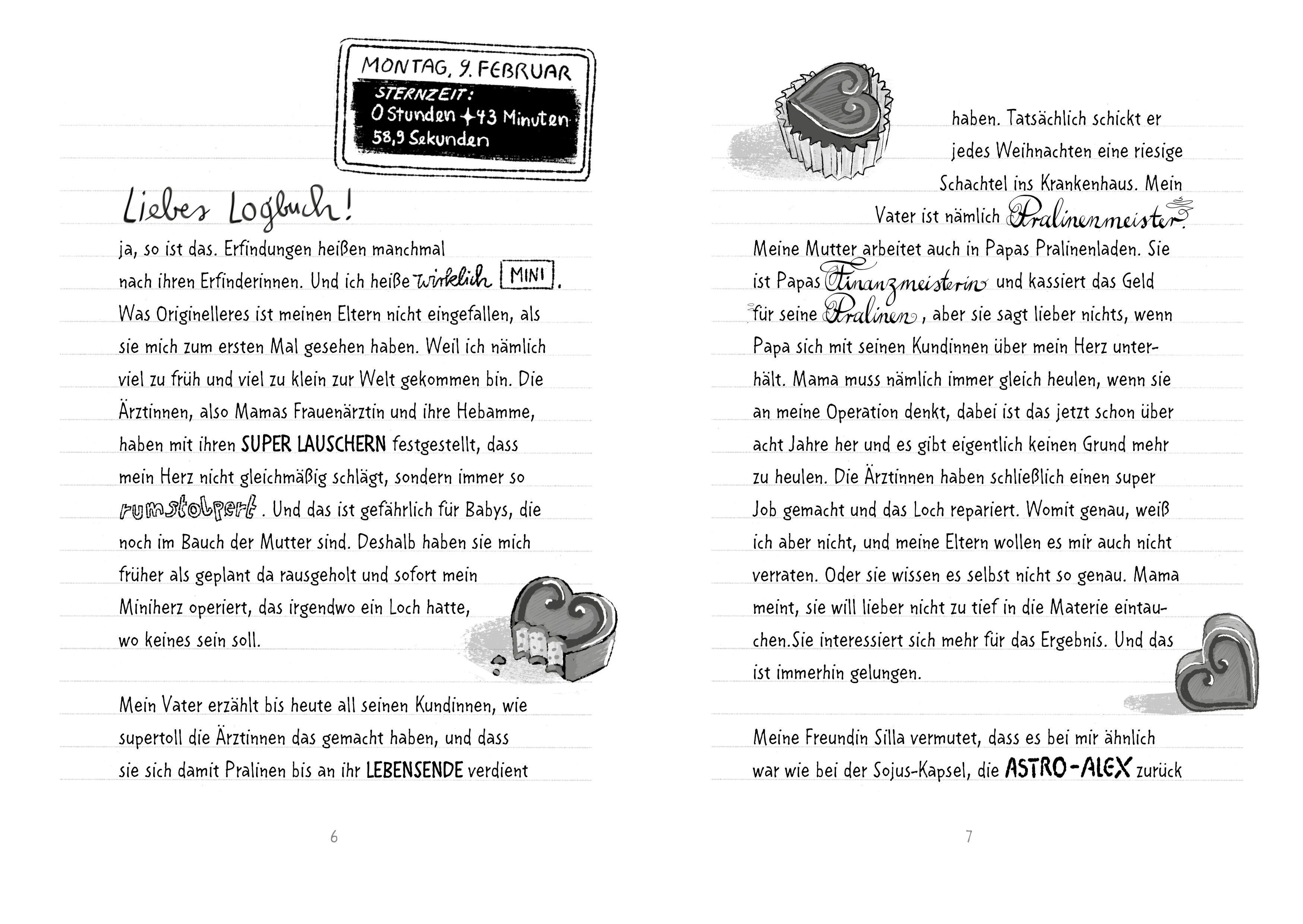 Beispielinhalt (Bild) Logbuch einer Himmelsstürmerin