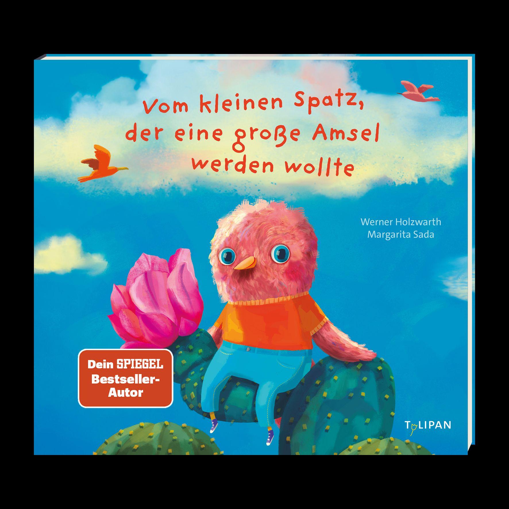 Beispielinhalt (Bild) Vom kleinen Spatz, der eine große Amsel werden wollte