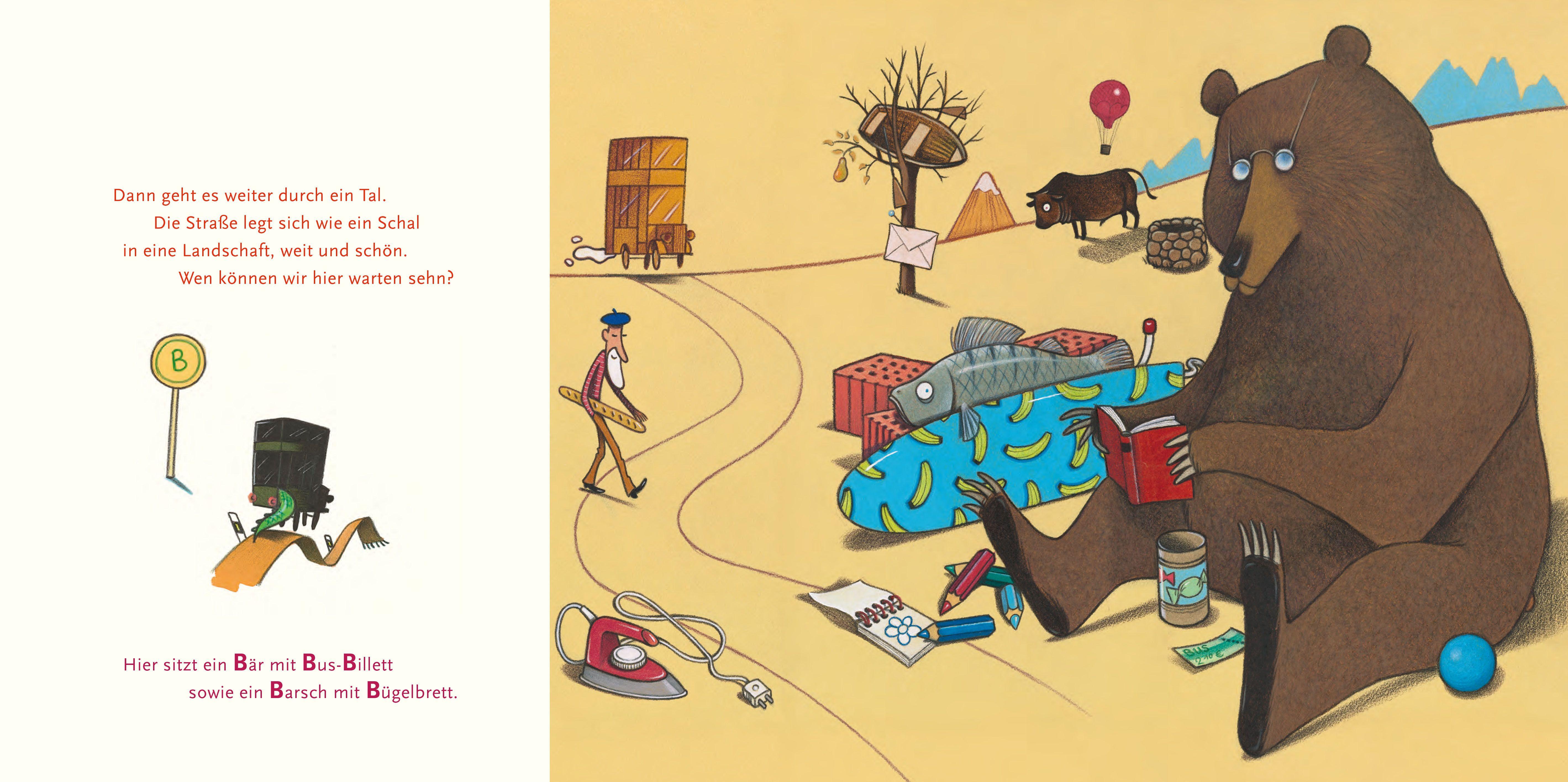 Beispielinhalt (Bild) Es fährt ein Bus durchs ABC