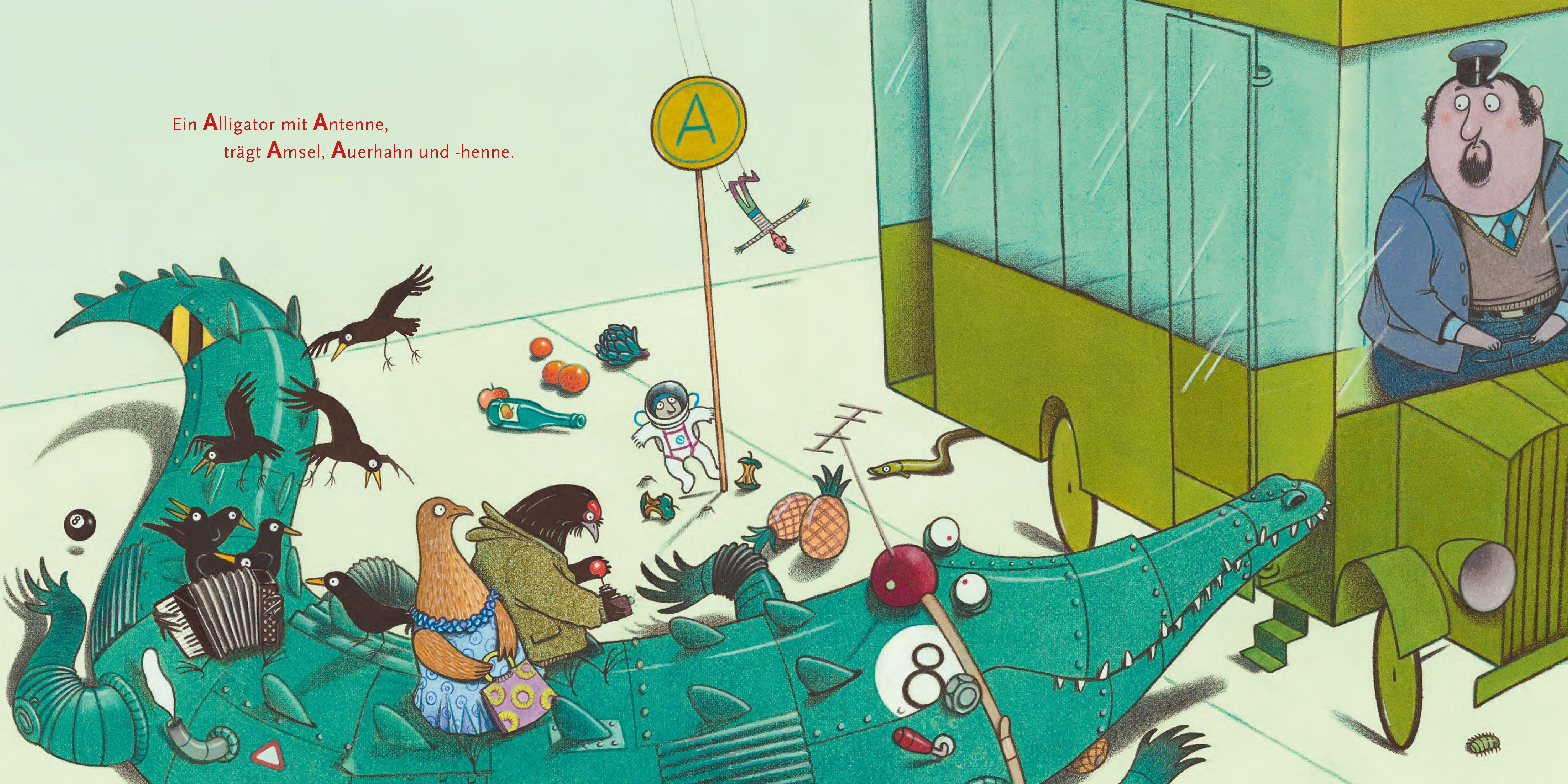 Beispielinhalt (Bild) Es fährt ein Bus durchs ABC