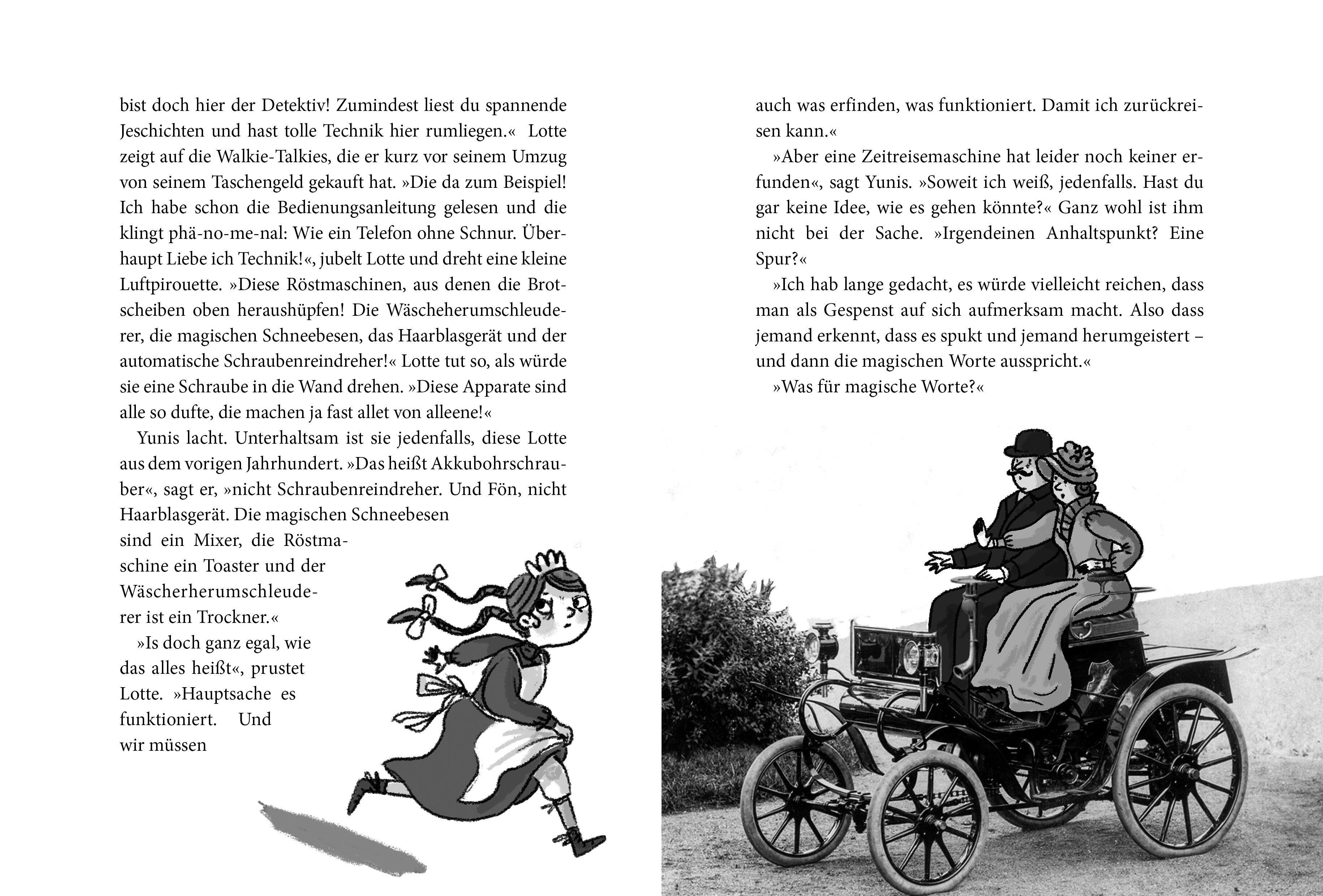 Beispielinhalt (Bild) Gespensterzentrale. Das Rätsel der Zeitreise