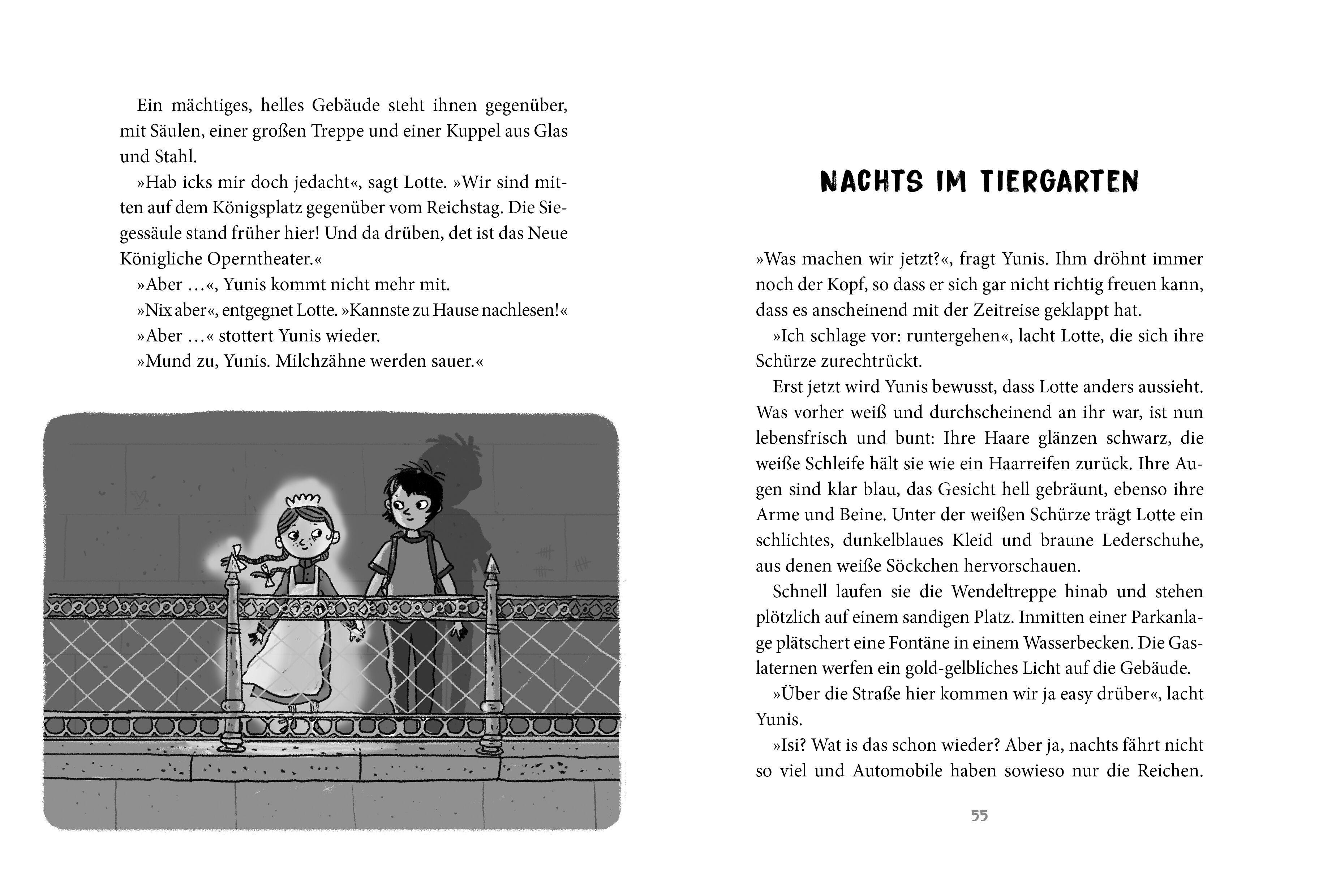 Beispielinhalt (Bild) Gespensterzentrale. Das Rätsel der Zeitreise