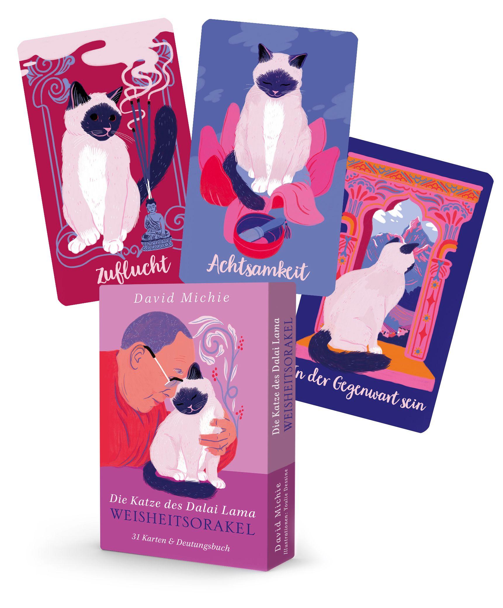 Vorderes Coverbild Die Katze des Dalai Lama. Weisheitsorakel