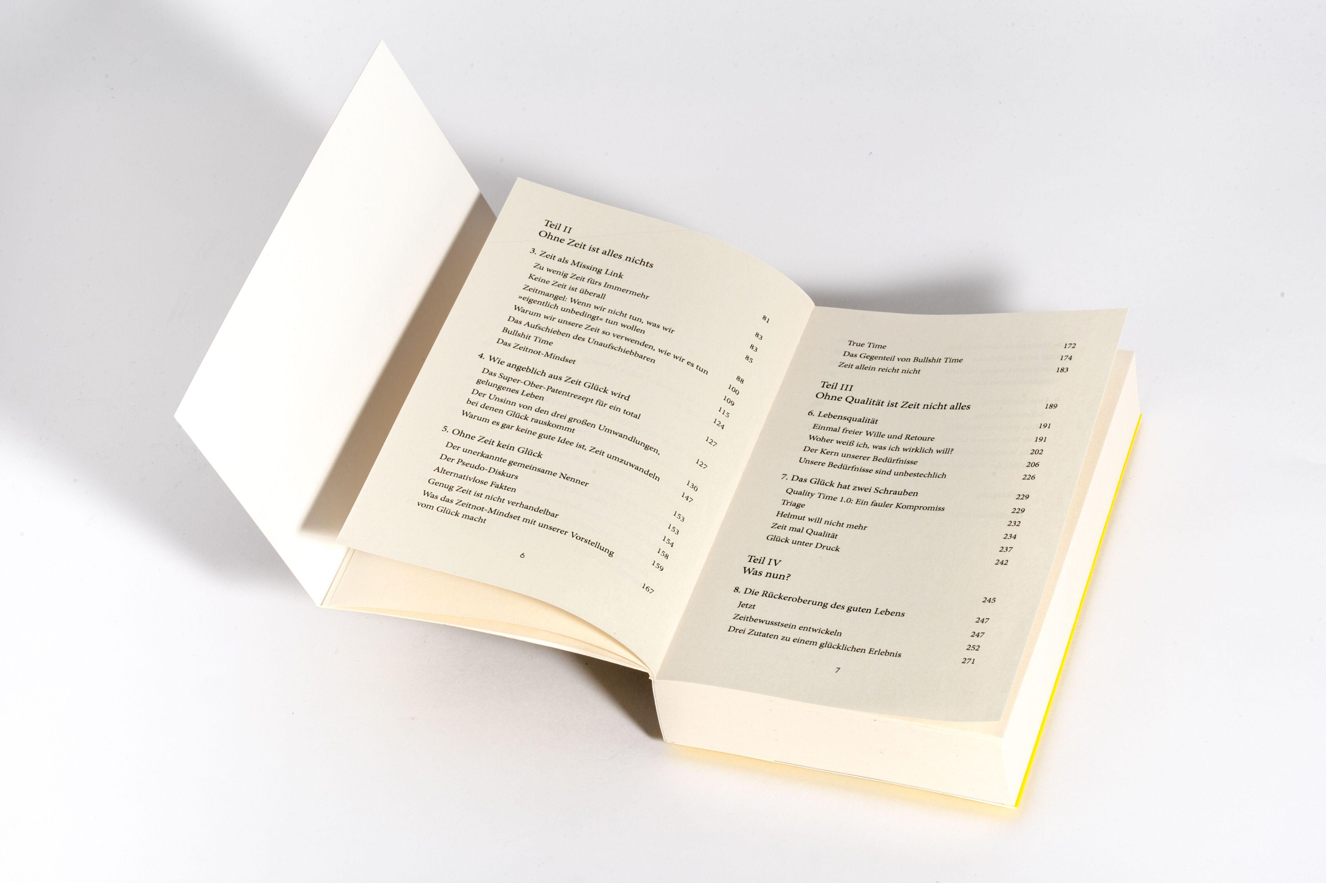 Beispielinhalt (Bild) Nimm. Dir. Zeit.