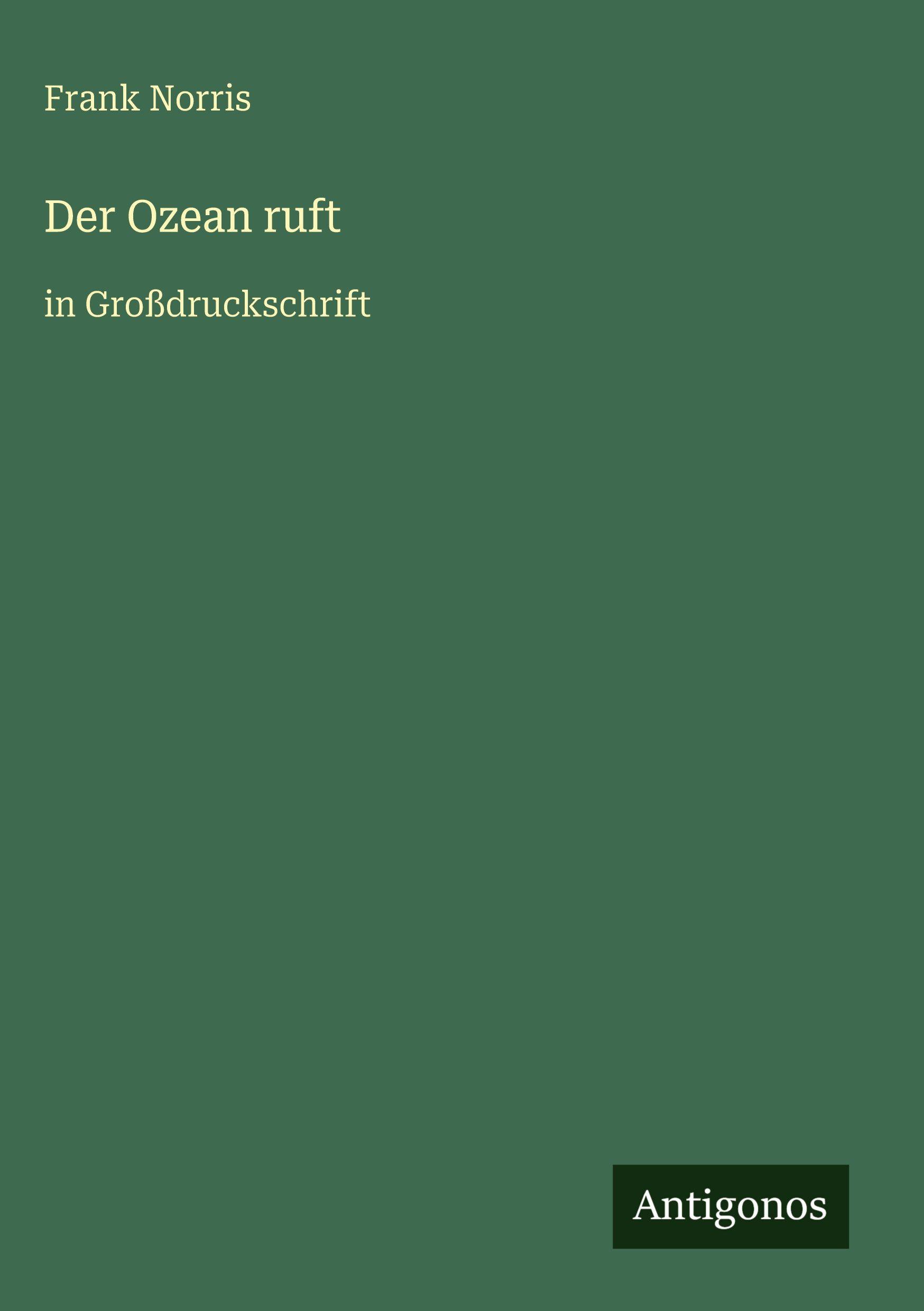 Vorderes Coverbild Der Ozean ruft