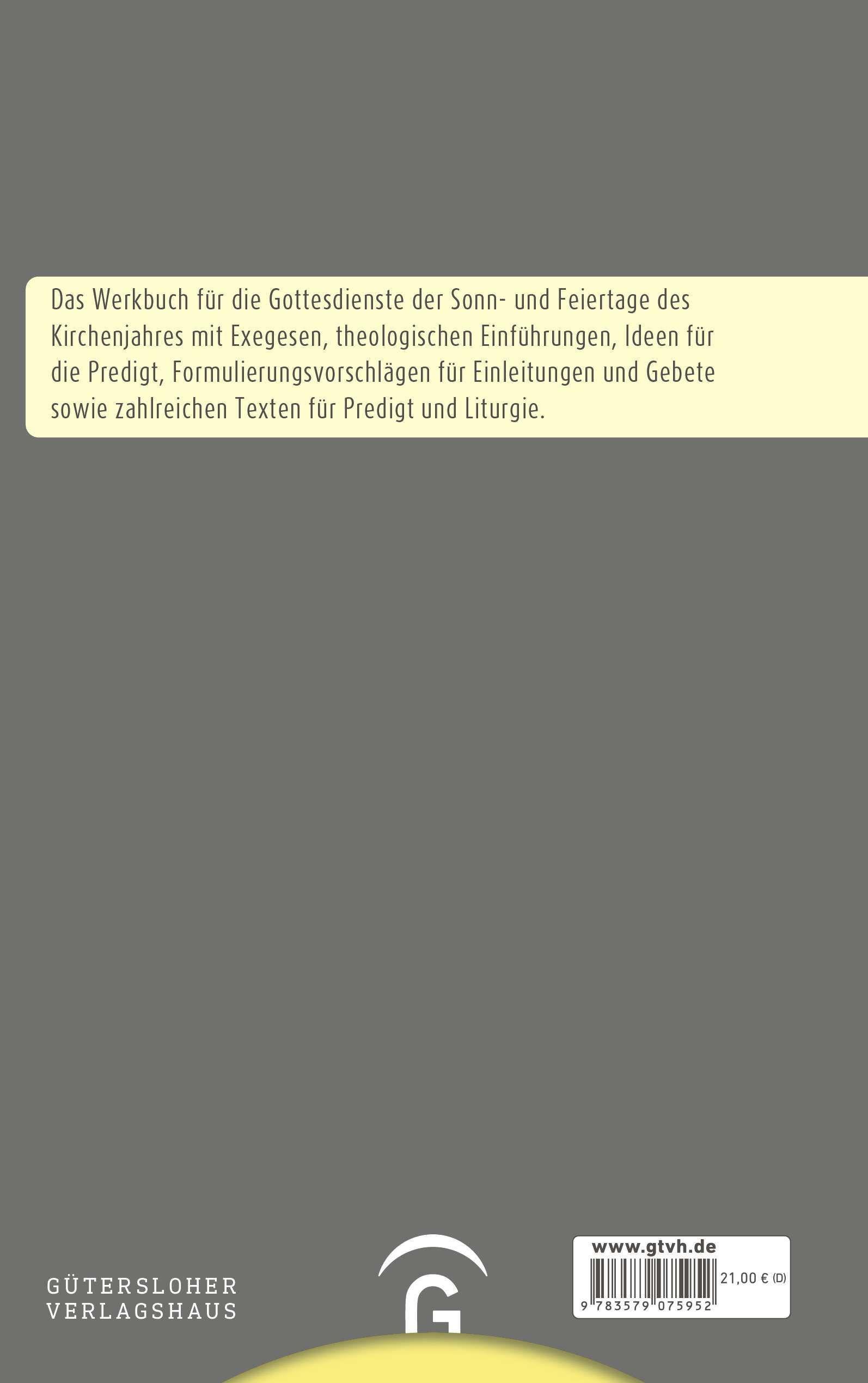 Beispielinhalt (Bild) Estomihi bis Kantate