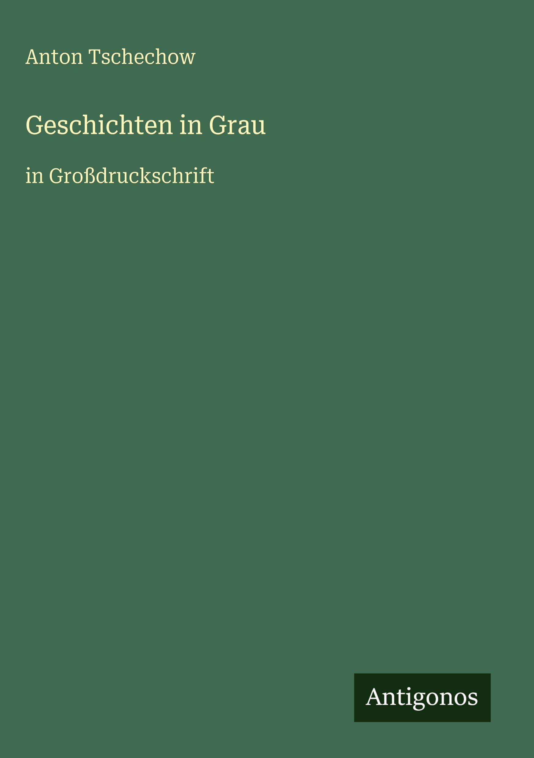 Vorderes Coverbild Geschichten in Grau