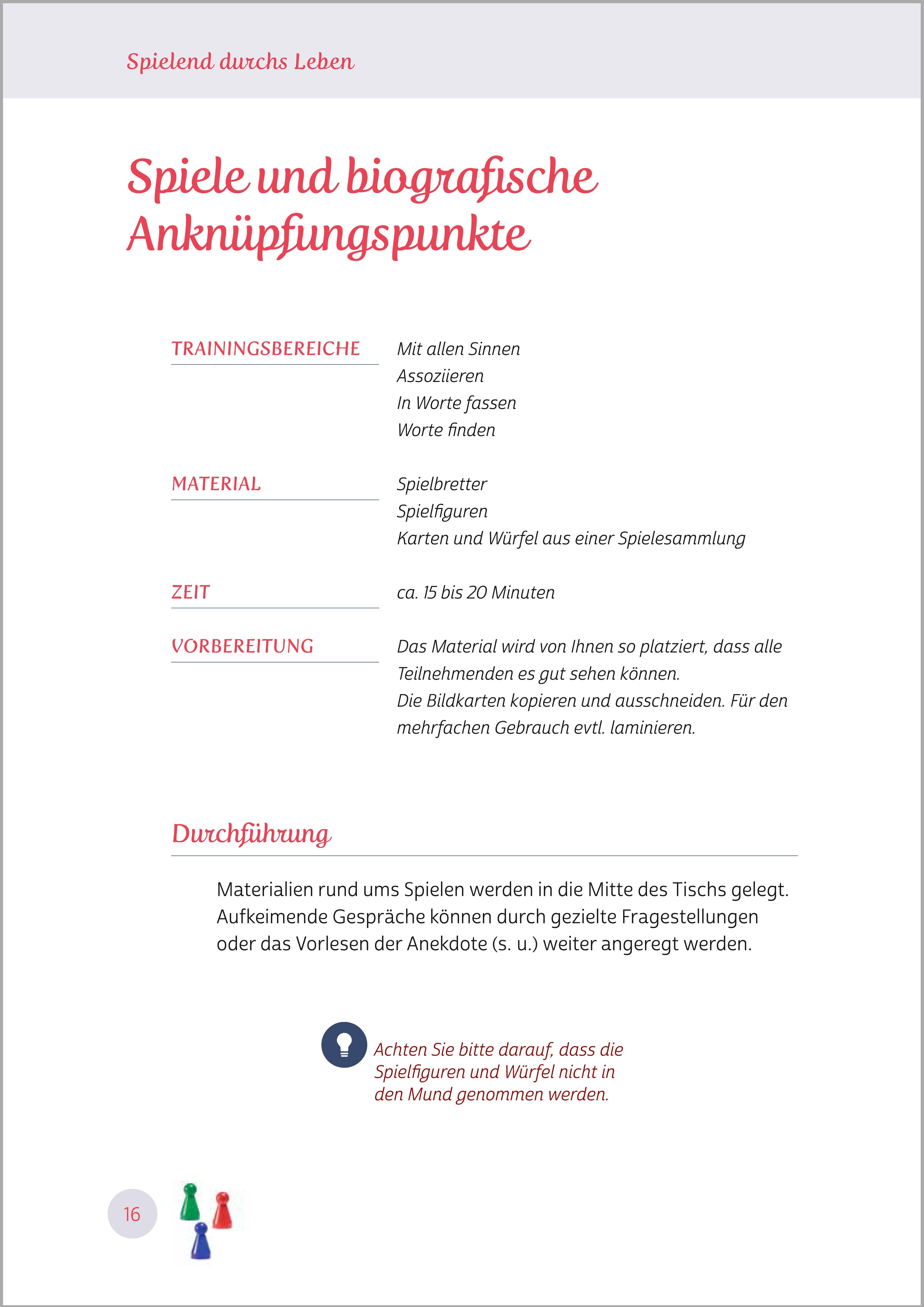 Beispielinhalt (Bild) Gedächtnistraining für Senioren | Gedächtnisübungen für gute Laune