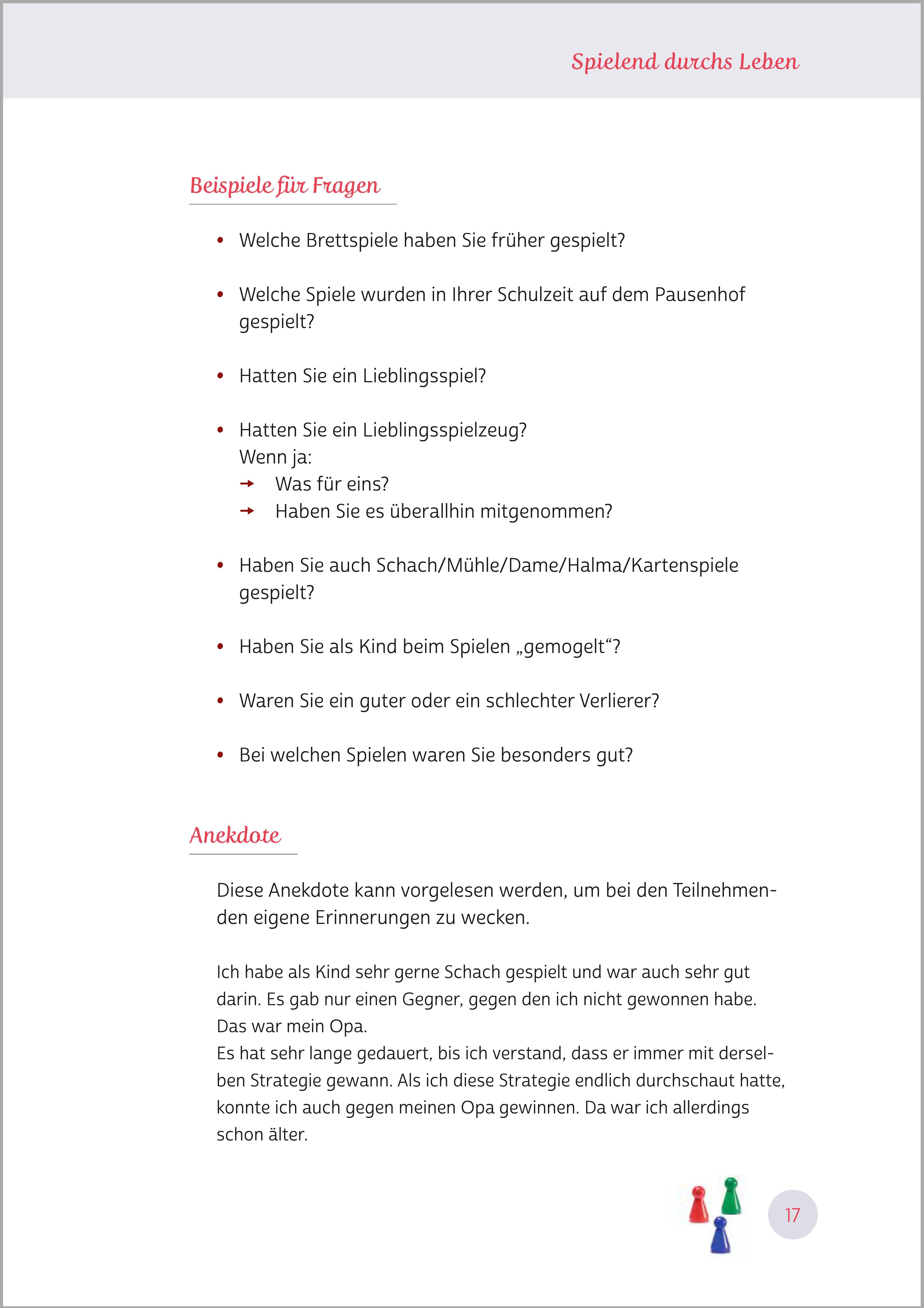 Beispielinhalt (Bild) Gedächtnistraining für Senioren | Gedächtnisübungen für gute Laune