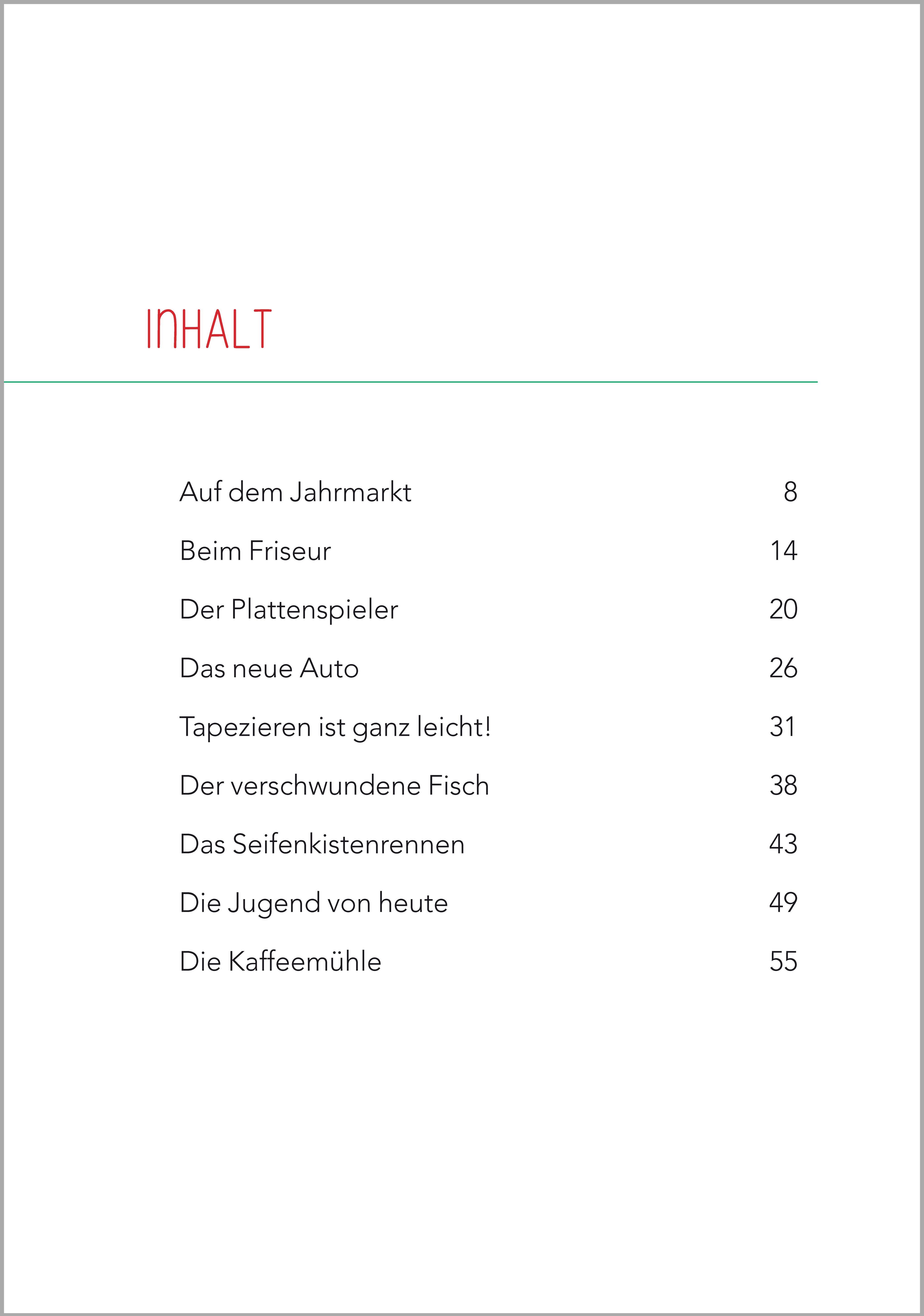 Beispielinhalt (Bild) Heitere Anekdoten