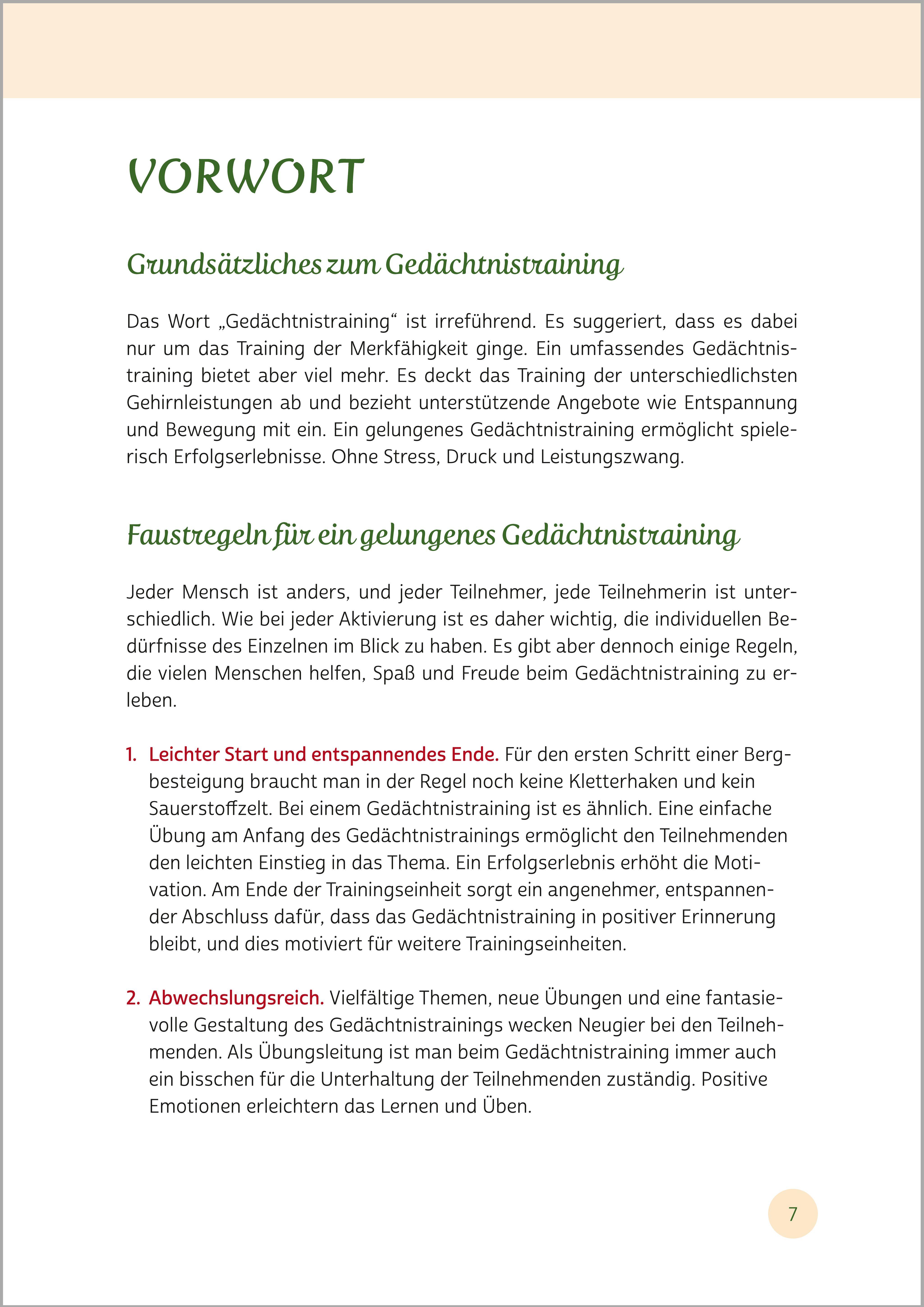 Beispielinhalt (Bild) Gedächtnistraining für Senioren | Gehirnjogging für Naturliebhaber