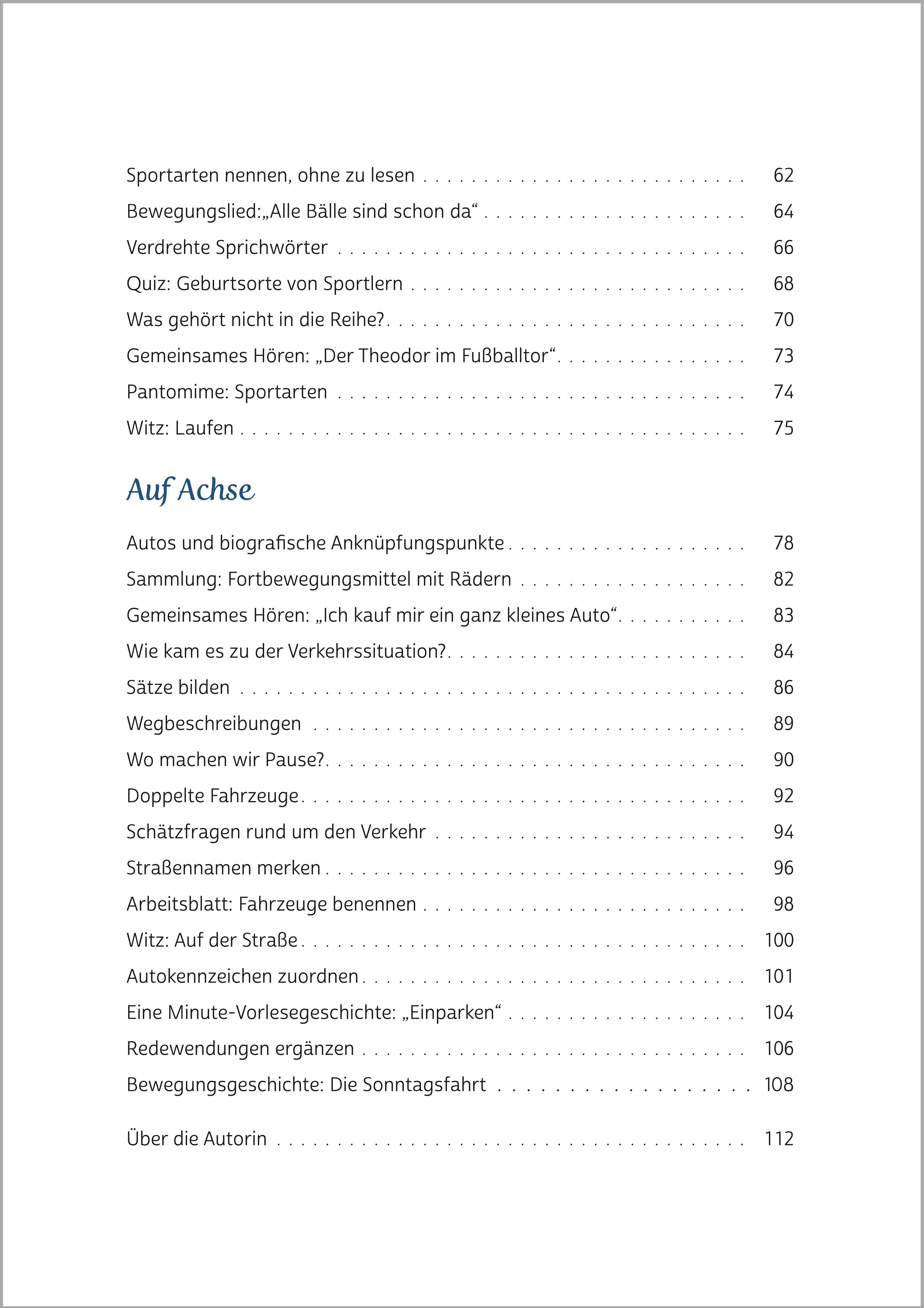 Beispielinhalt (Bild) Gedächtnistraining für Senioren | Denkspaß für Männer