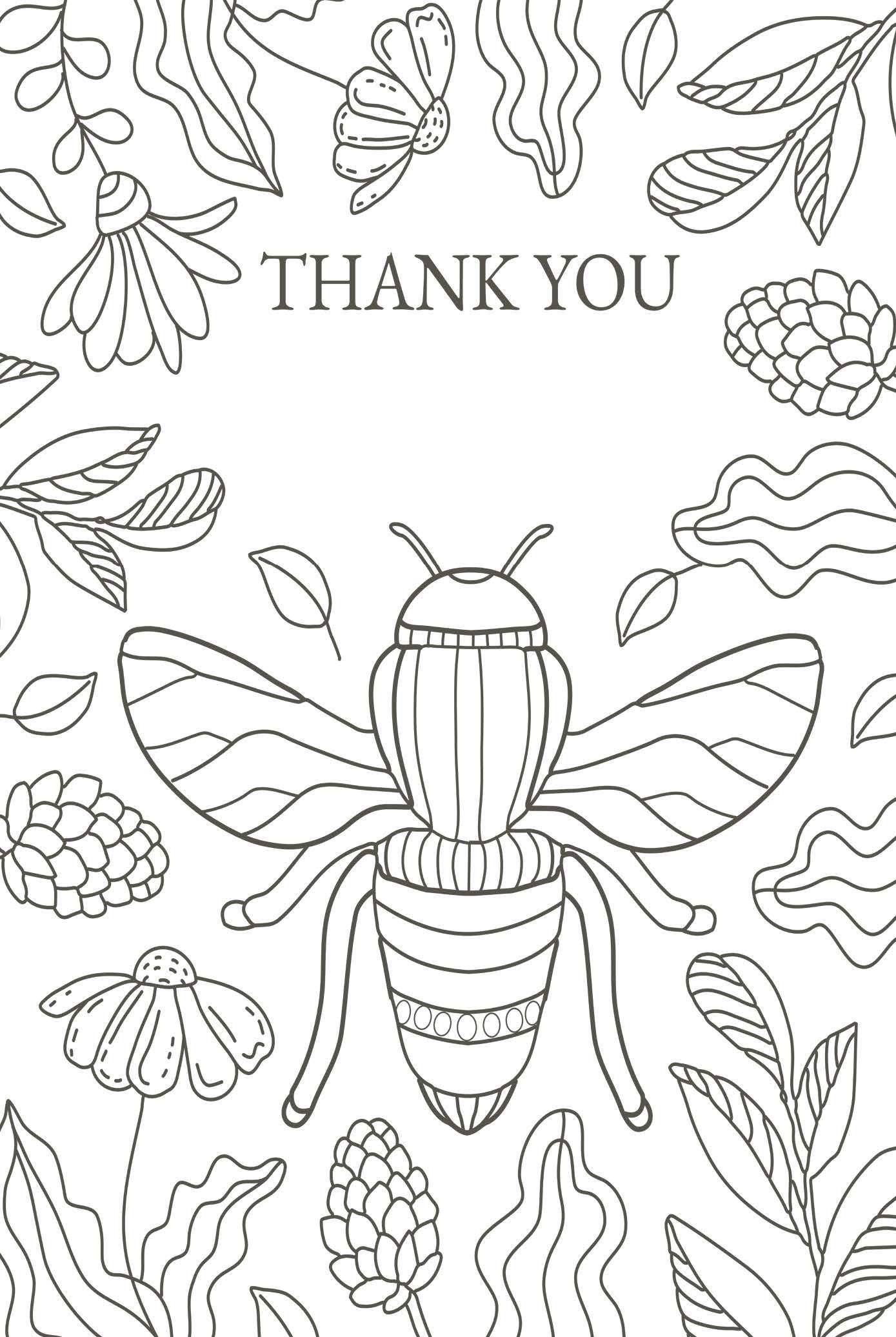 Beispielinhalt (Bild) 50 cozy Karten zum Ausmalen - Liebe Grüße