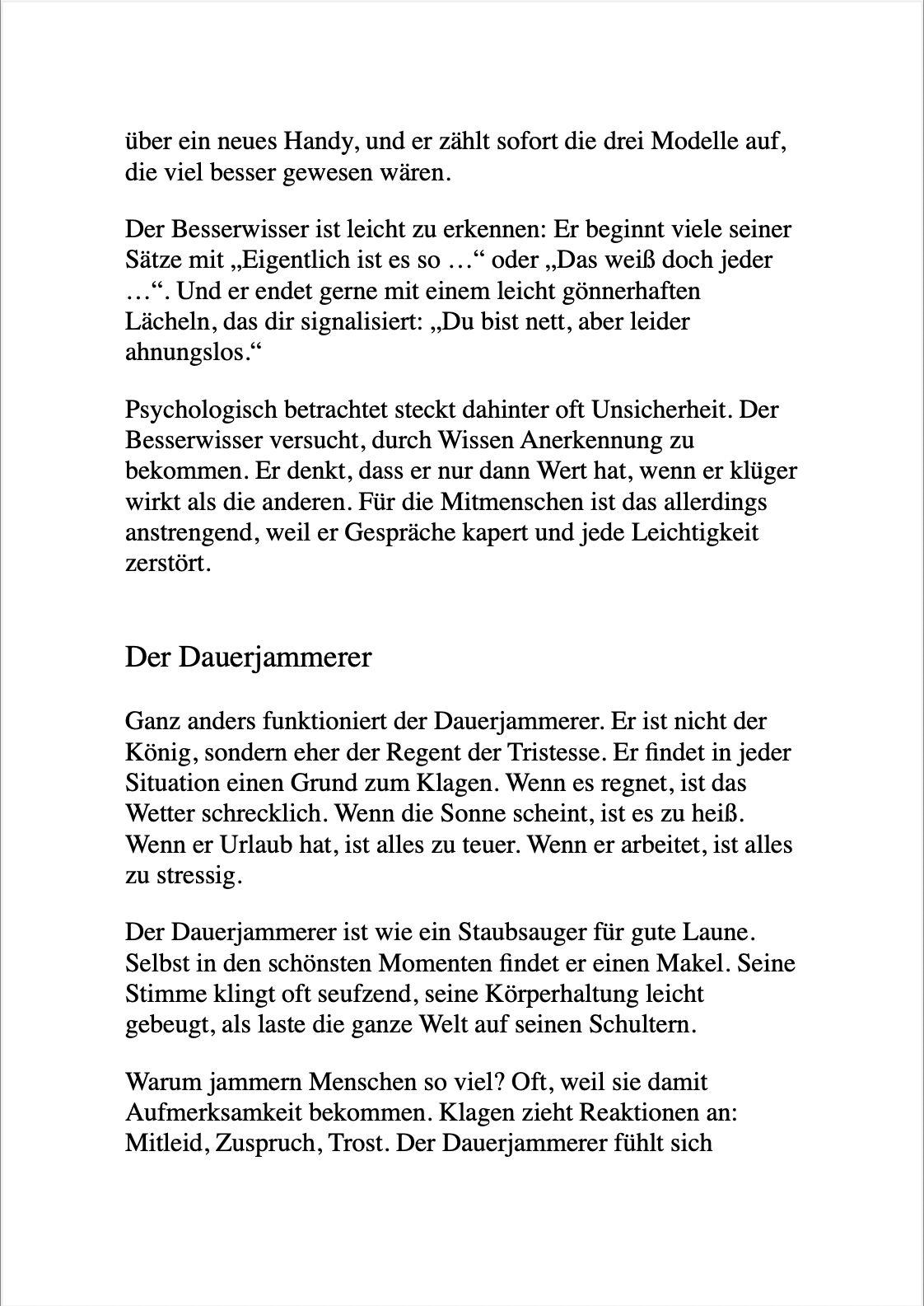 Beispielinhalt (Bild) WIE MAN MIT IDIOTEN UMGEHT