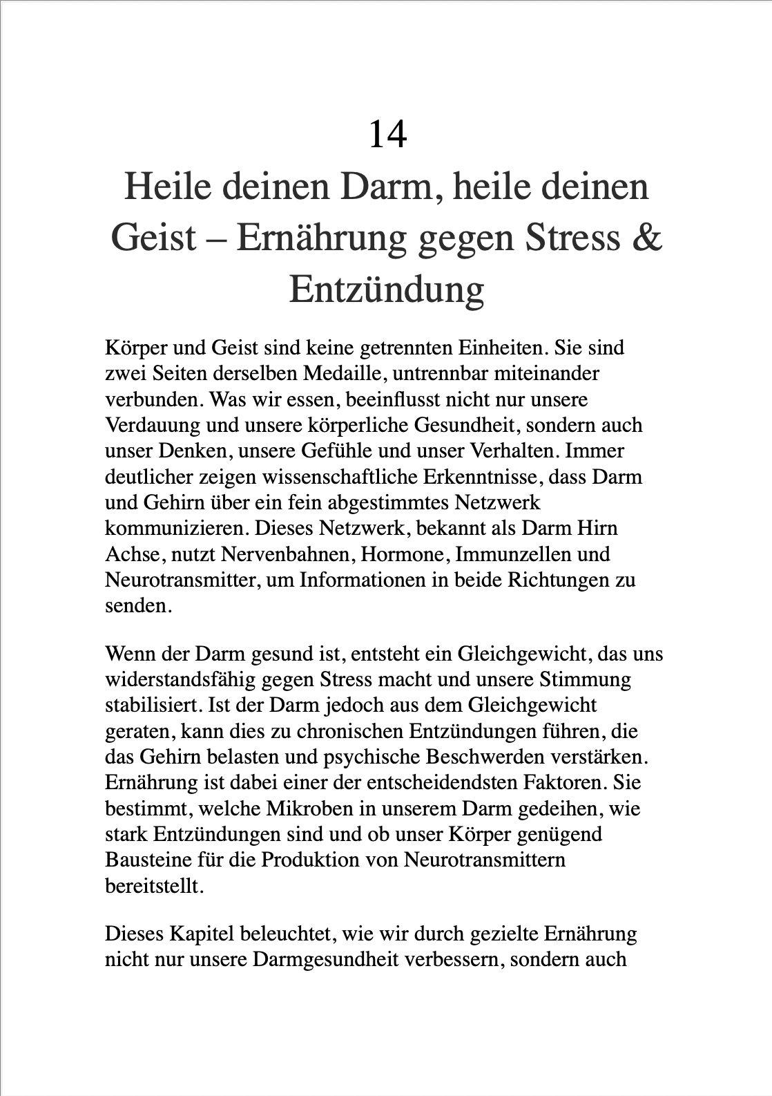 Beispielinhalt (Bild) GEHIRNGEWASCHEN VOM DARM