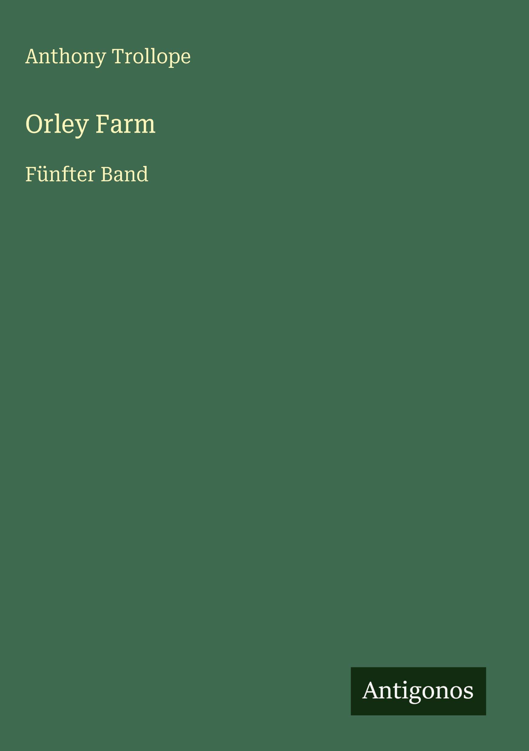 Vorderes Coverbild Orley Farm