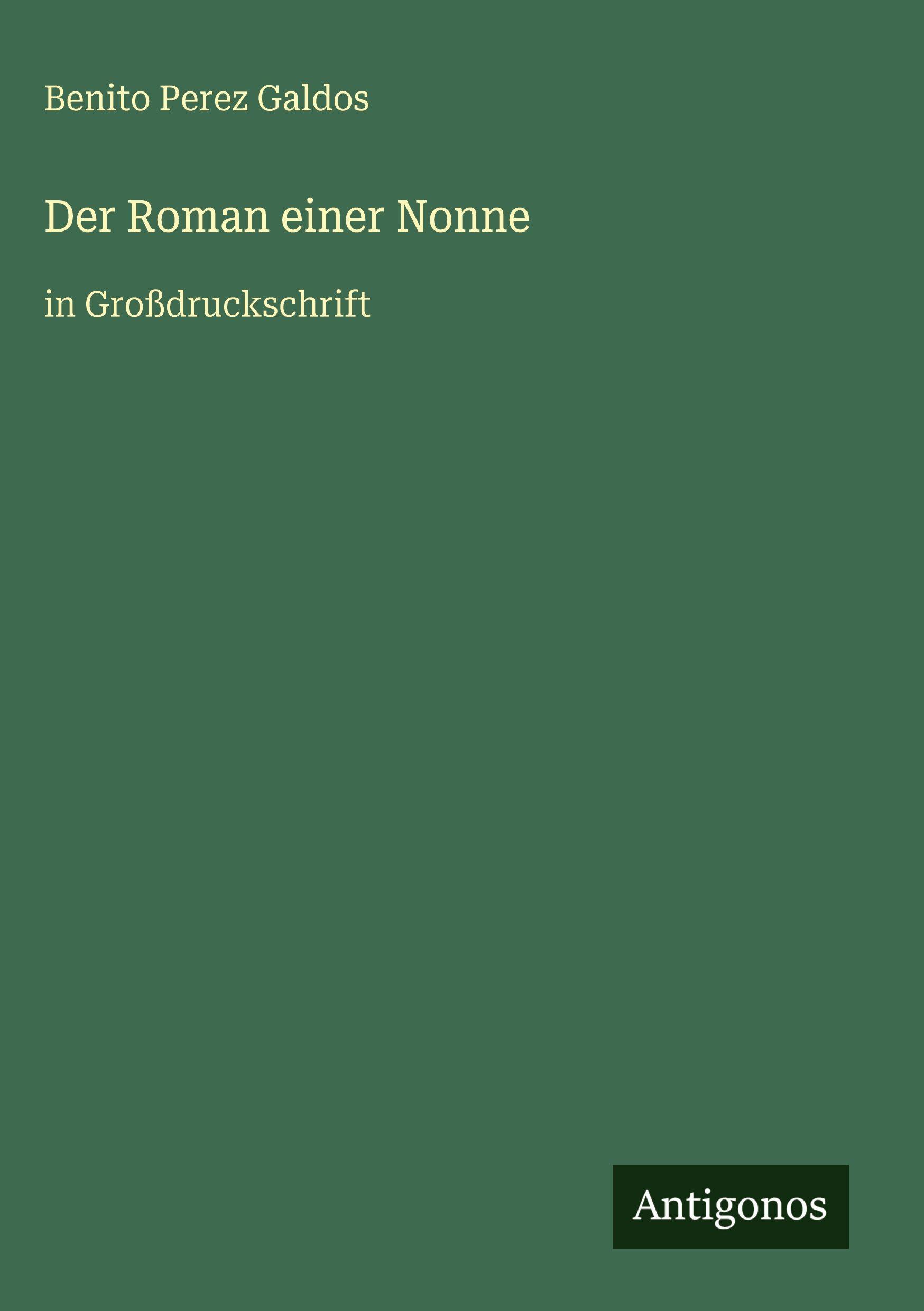 Vorderes Coverbild Der Roman einer Nonne