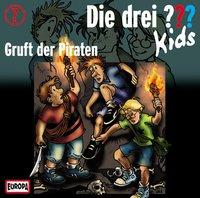 Vorderes Coverbild Die Drei ??? Kids 07. Gruft der Piraten (drei Fragezeichen) CD