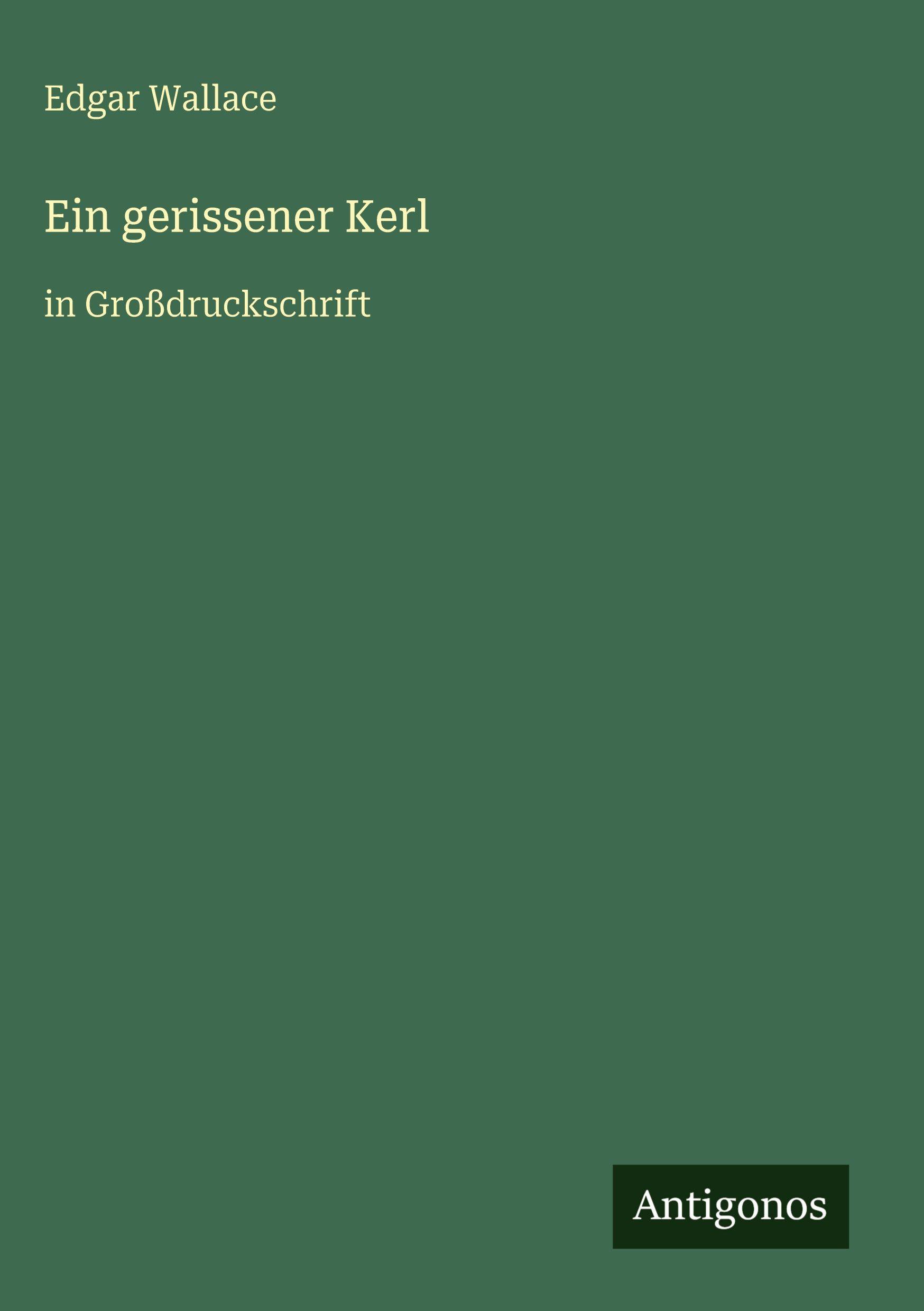 Vorderes Coverbild Ein gerissener Kerl
