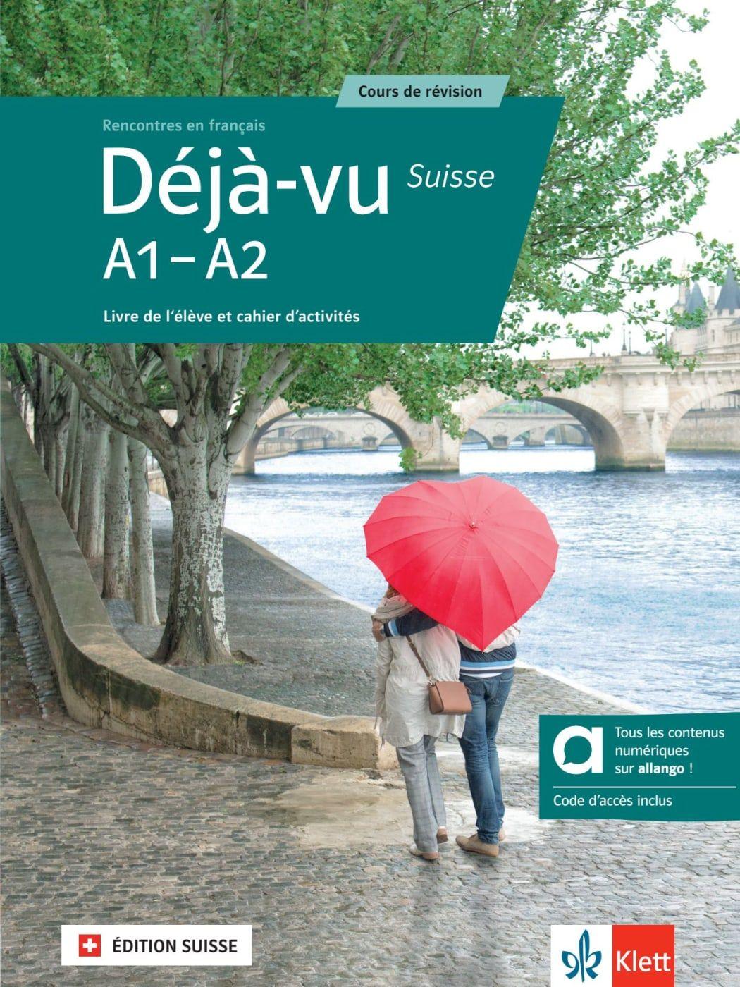 Vorderes Coverbild Déjà-vu Suisse A1-A2 - Hybride Ausgabe allango