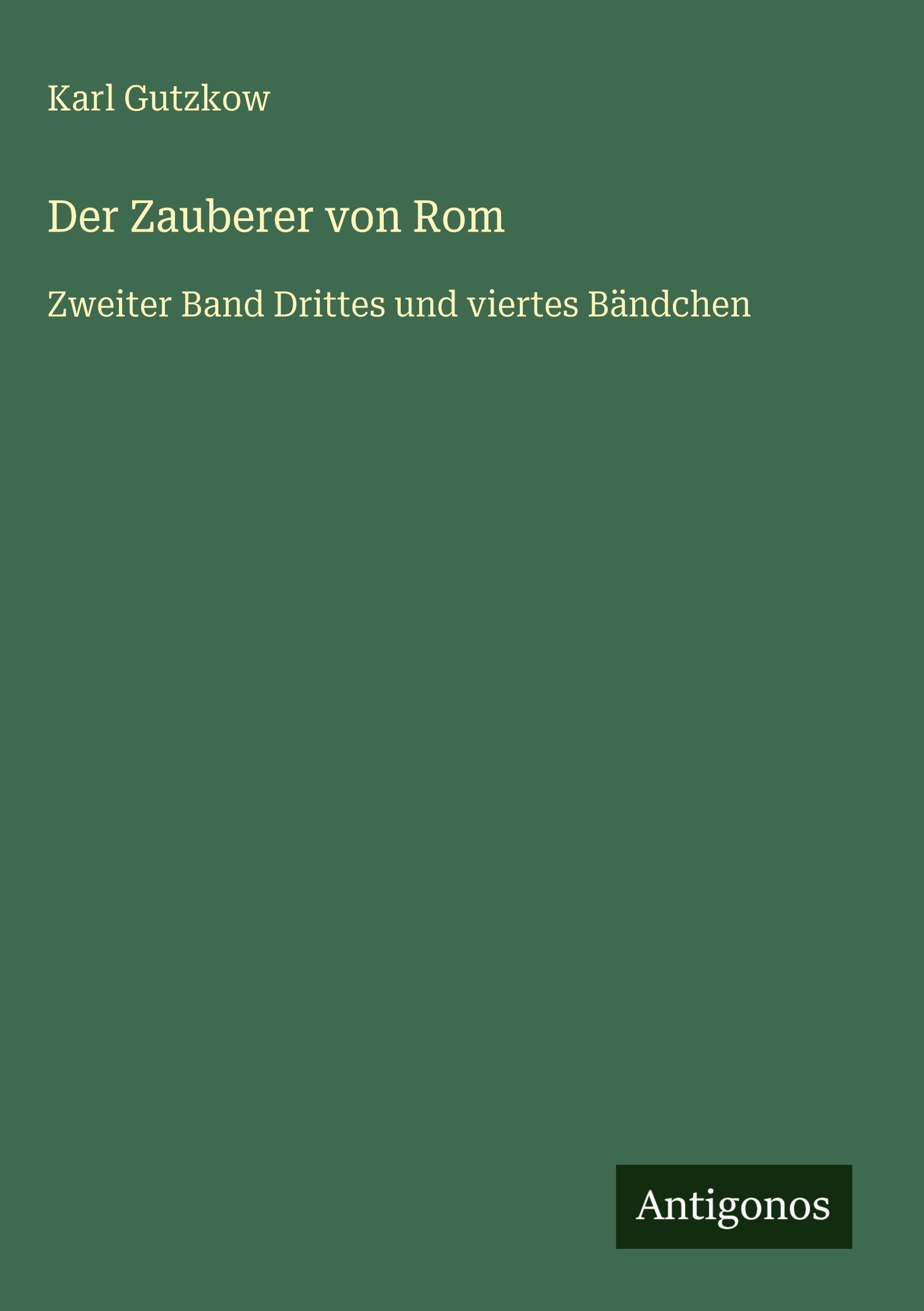 Vorderes Coverbild Der Zauberer von Rom