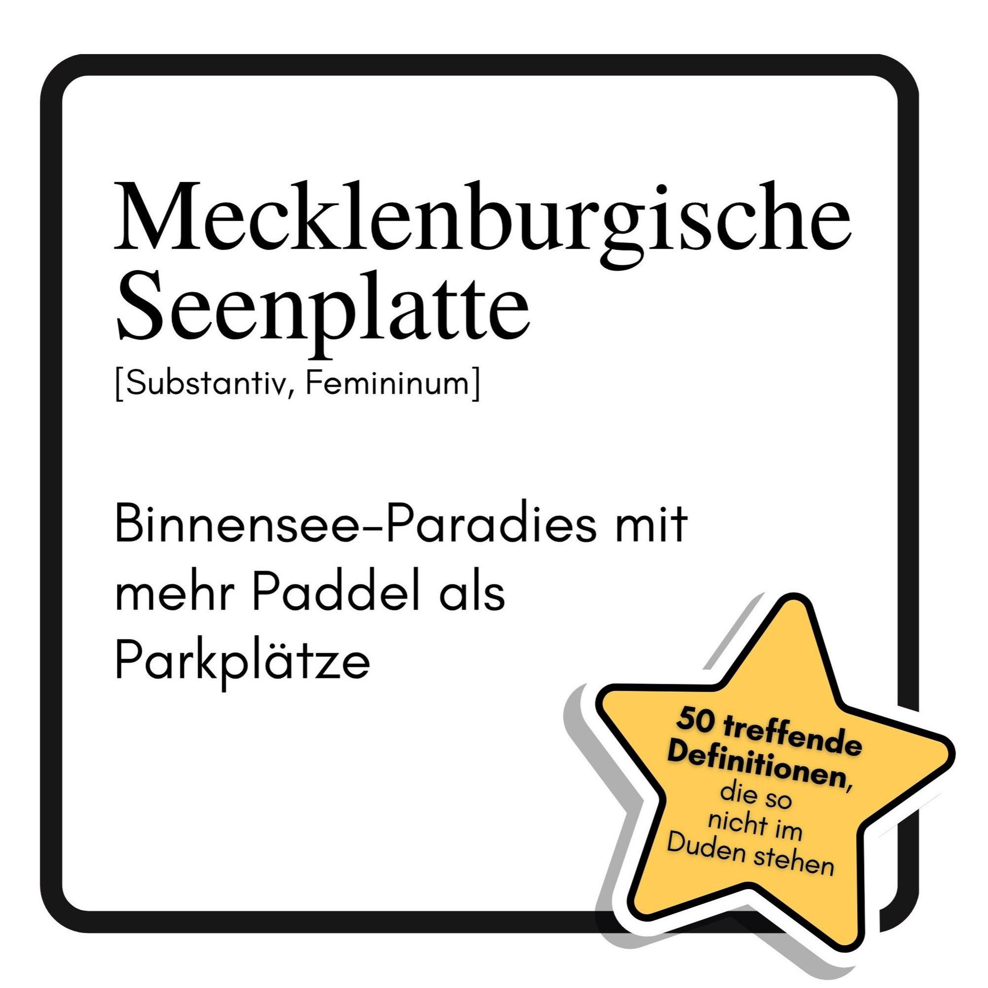 Vorderes Coverbild Mecklenburgische Seenplatte