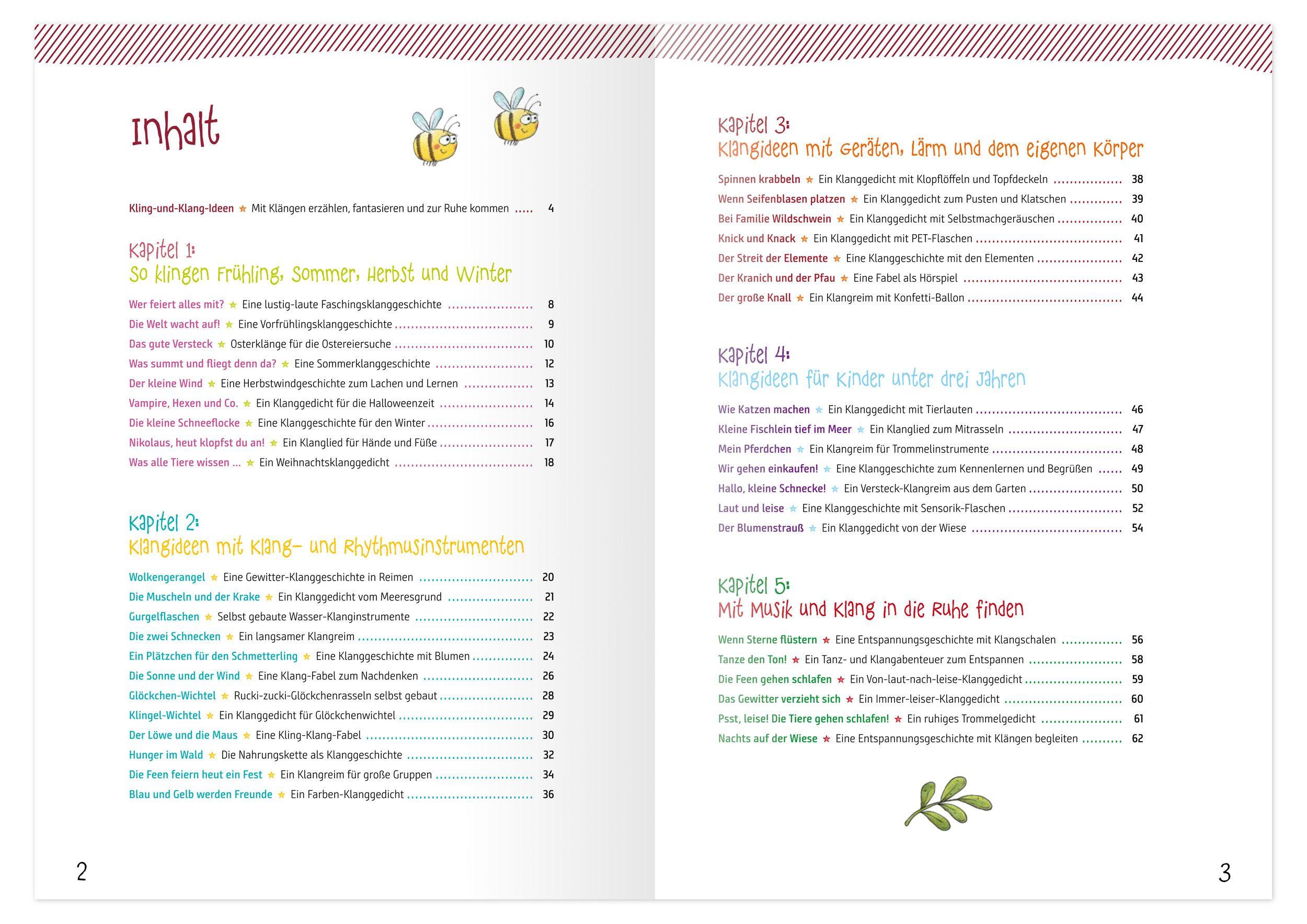 Beispielinhalt (Bild) Klimperkleine Klanggeschichten