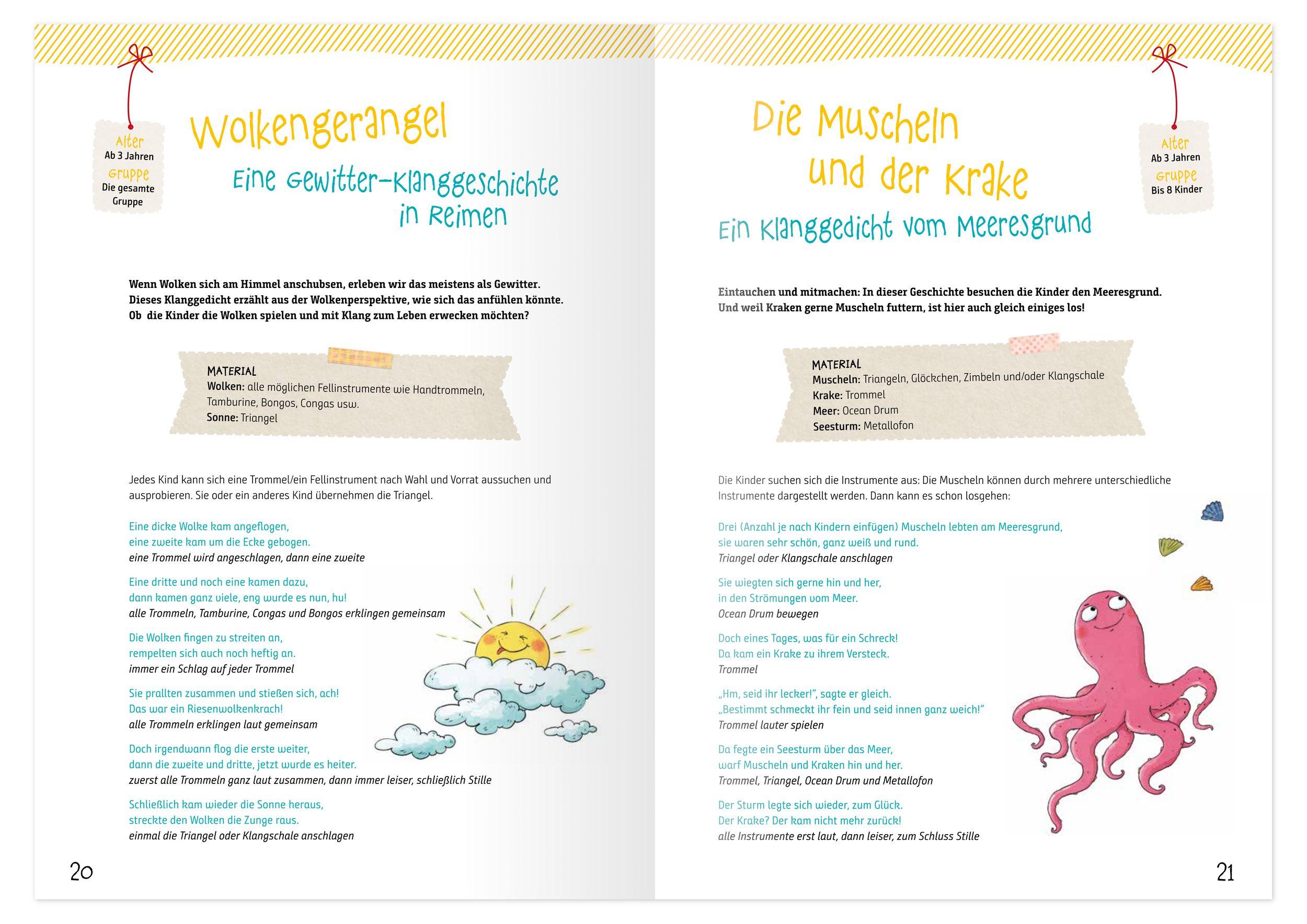 Beispielinhalt (Bild) Klimperkleine Klanggeschichten