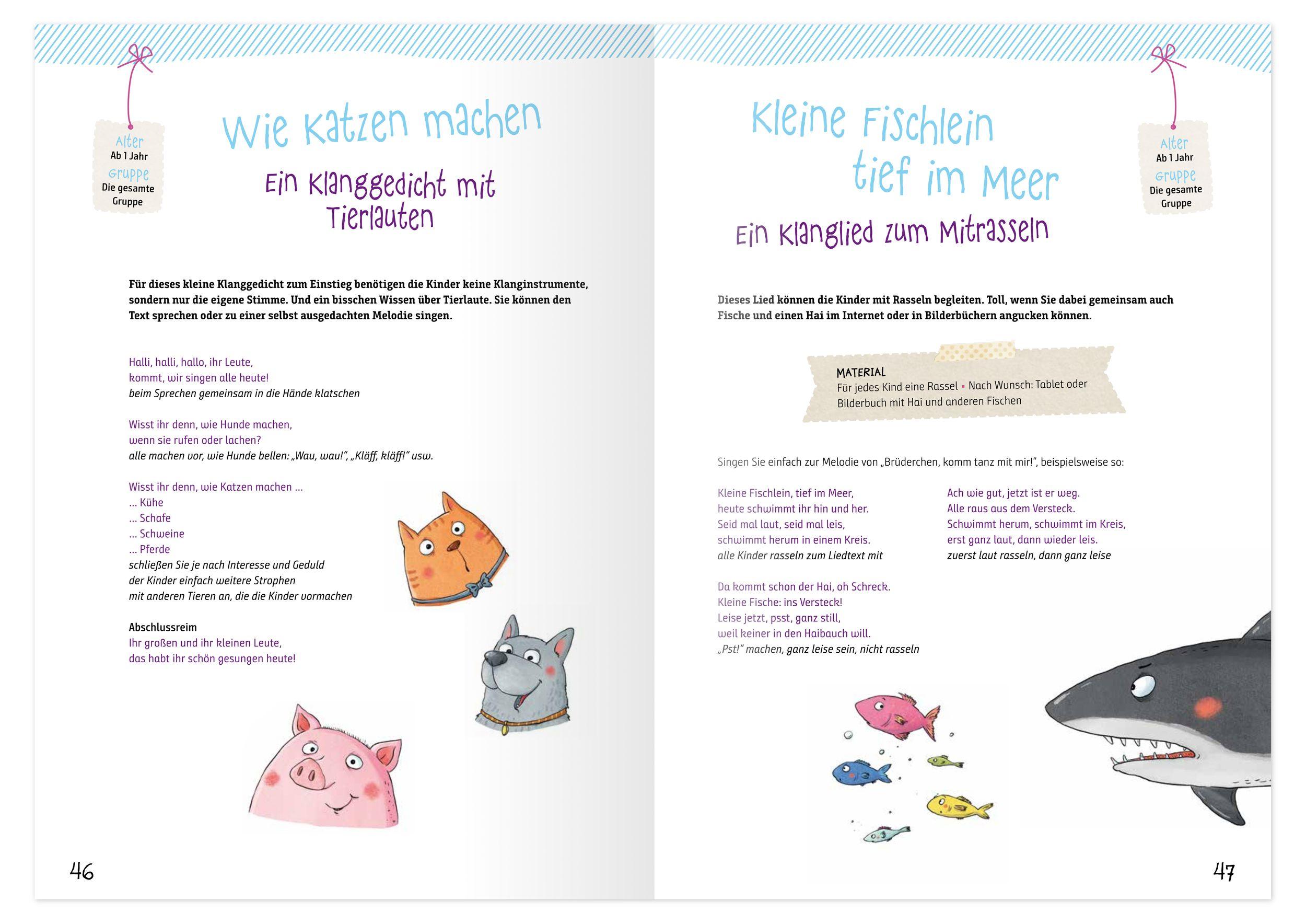 Beispielinhalt (Bild) Klimperkleine Klanggeschichten