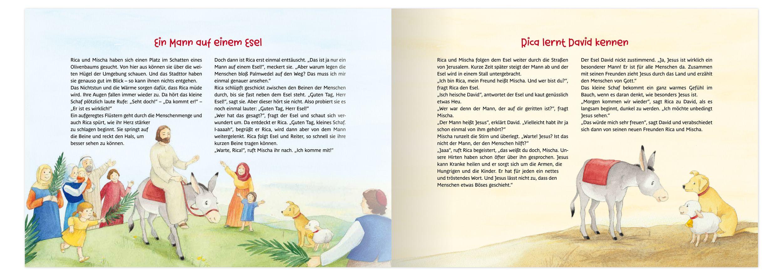 Beispielinhalt (Bild) Rica und die Ostergeschichte
