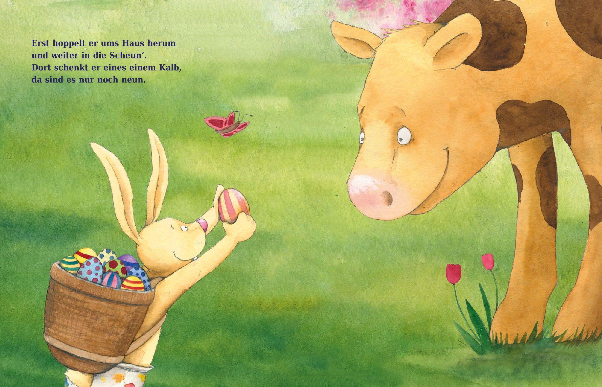 Beispielinhalt (Bild) Da drüben sitzt ein Osterhas'