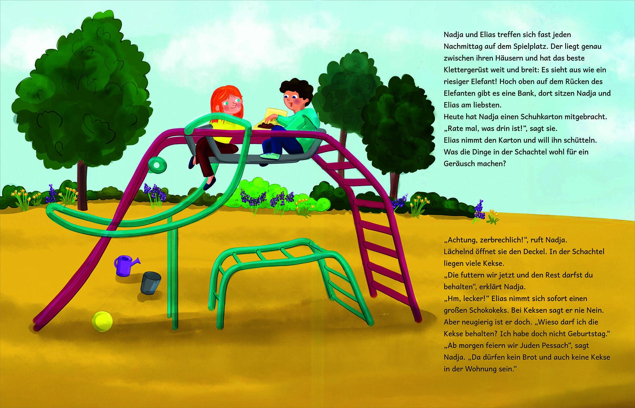 Beispielinhalt (Bild) Nadja und Elias feiern Pessach