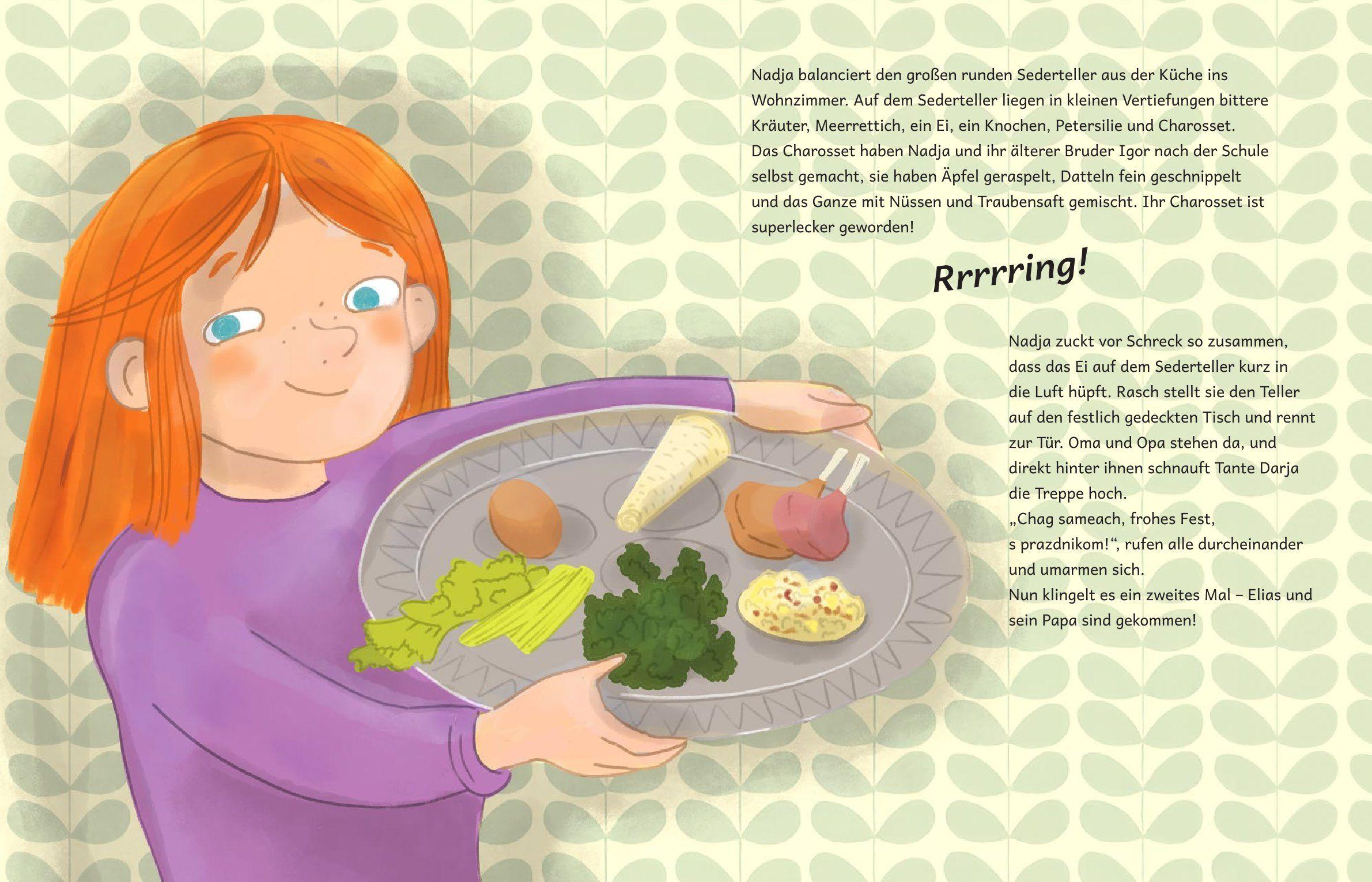 Beispielinhalt (Bild) Nadja und Elias feiern Pessach