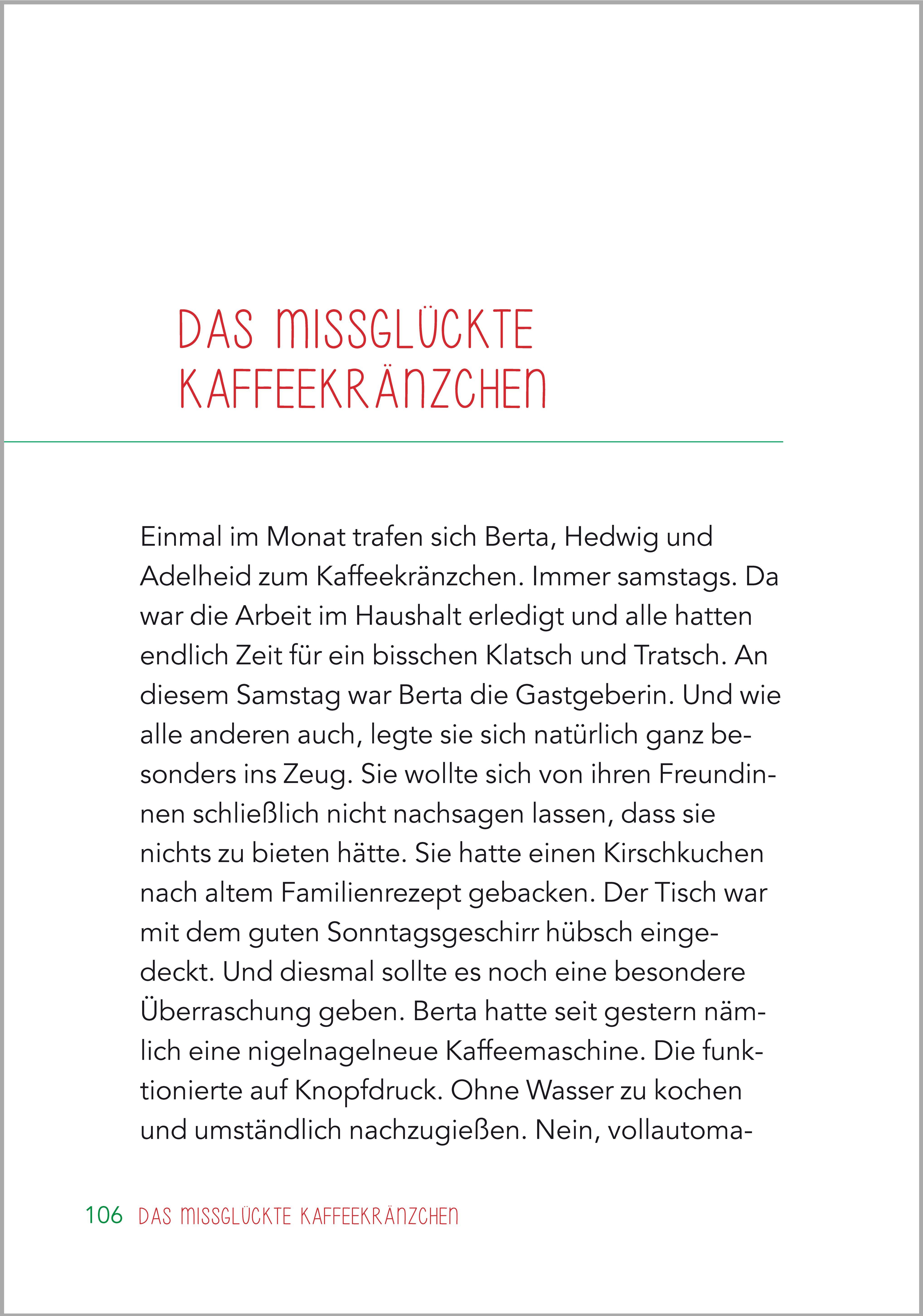 Beispielinhalt (Bild) Schmunzelgeschichten