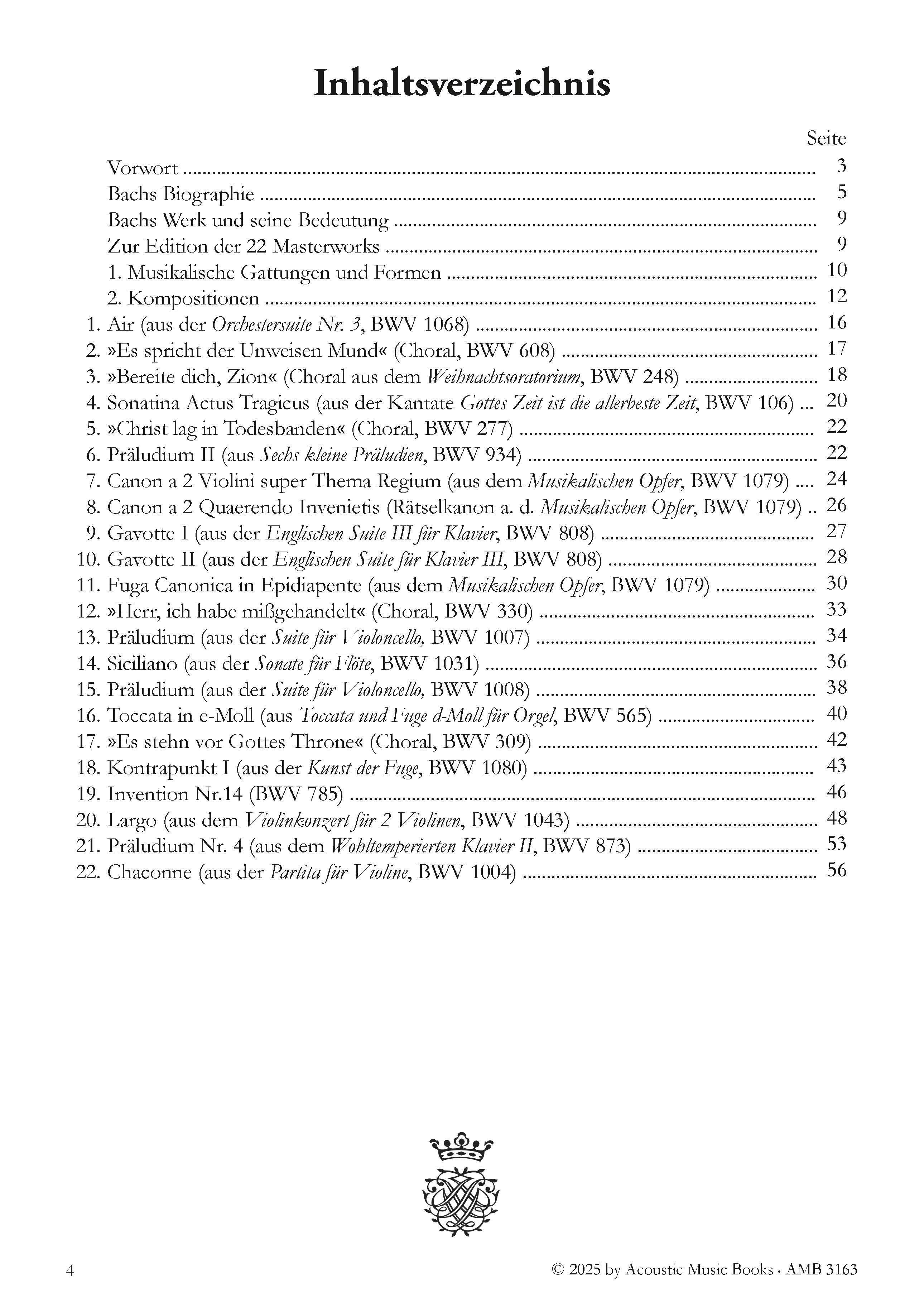 Beispielinhalt (Bild) 22 Masterworks.