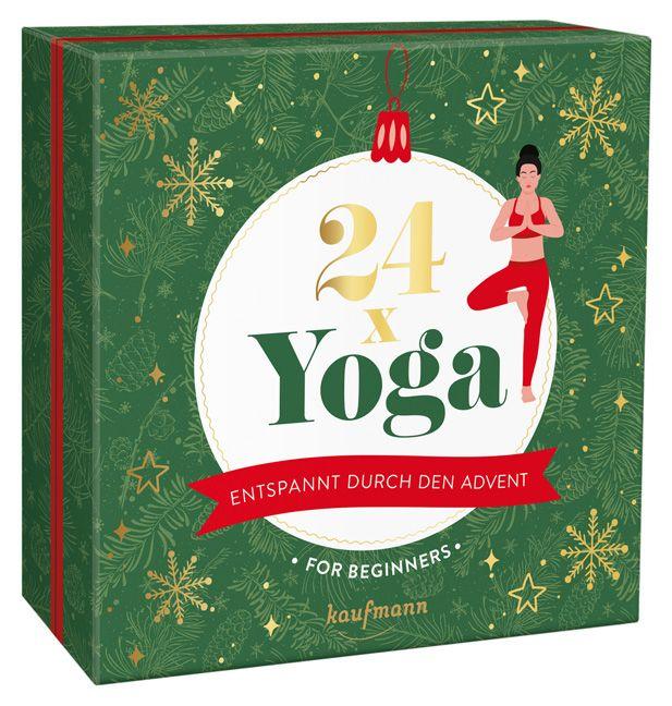 Vorderes Coverbild 24 x Yoga - Entspannt durch den Advent