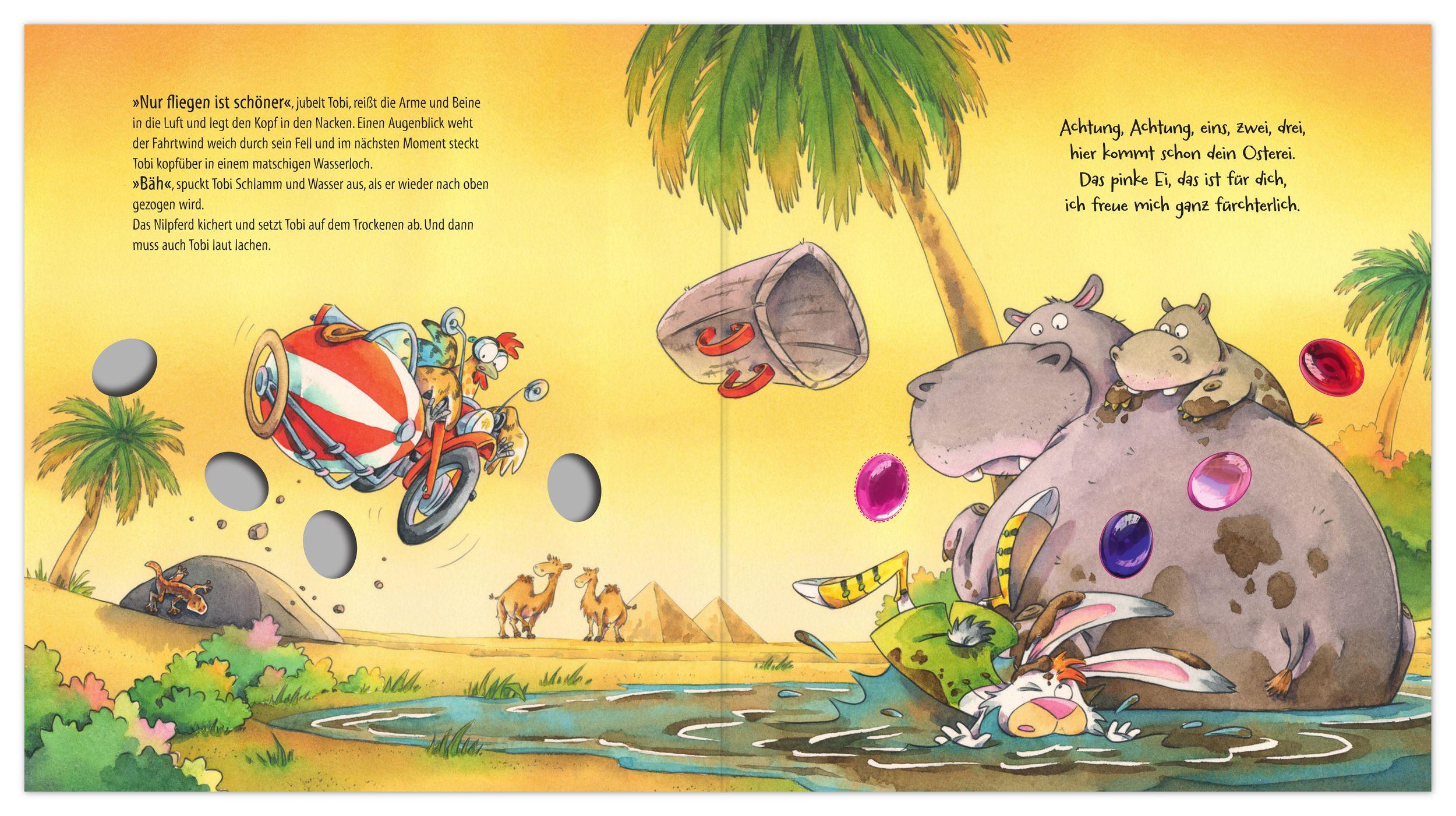 Beispielinhalt (Bild) Frohe Ostern, Tobi Tollpatsch!