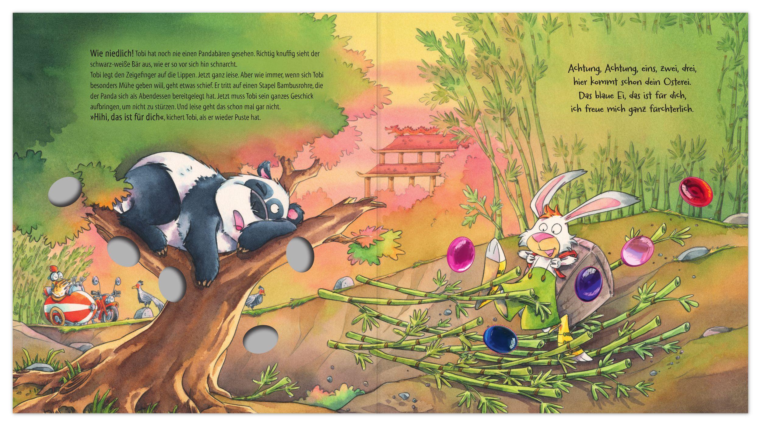 Beispielinhalt (Bild) Frohe Ostern, Tobi Tollpatsch!