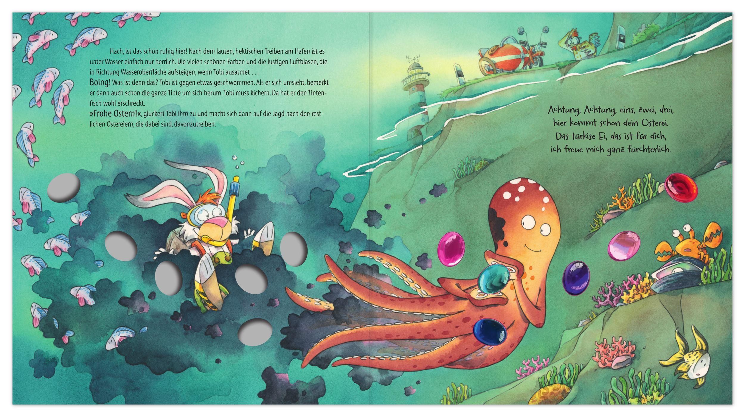 Beispielinhalt (Bild) Frohe Ostern, Tobi Tollpatsch!