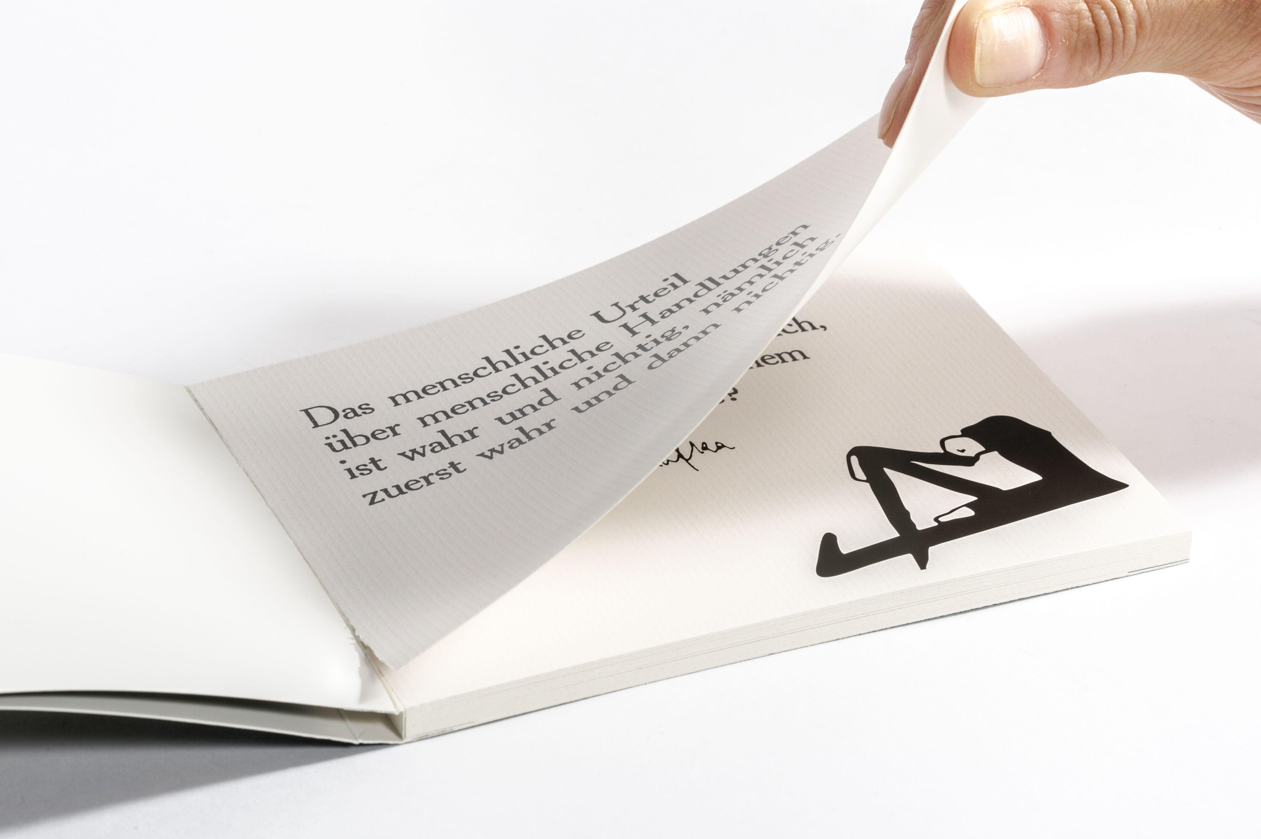 Beispielinhalt (Bild) Postkarten-Set Franz Kafka - Die ungeheure Welt, die ich im Kopf habe