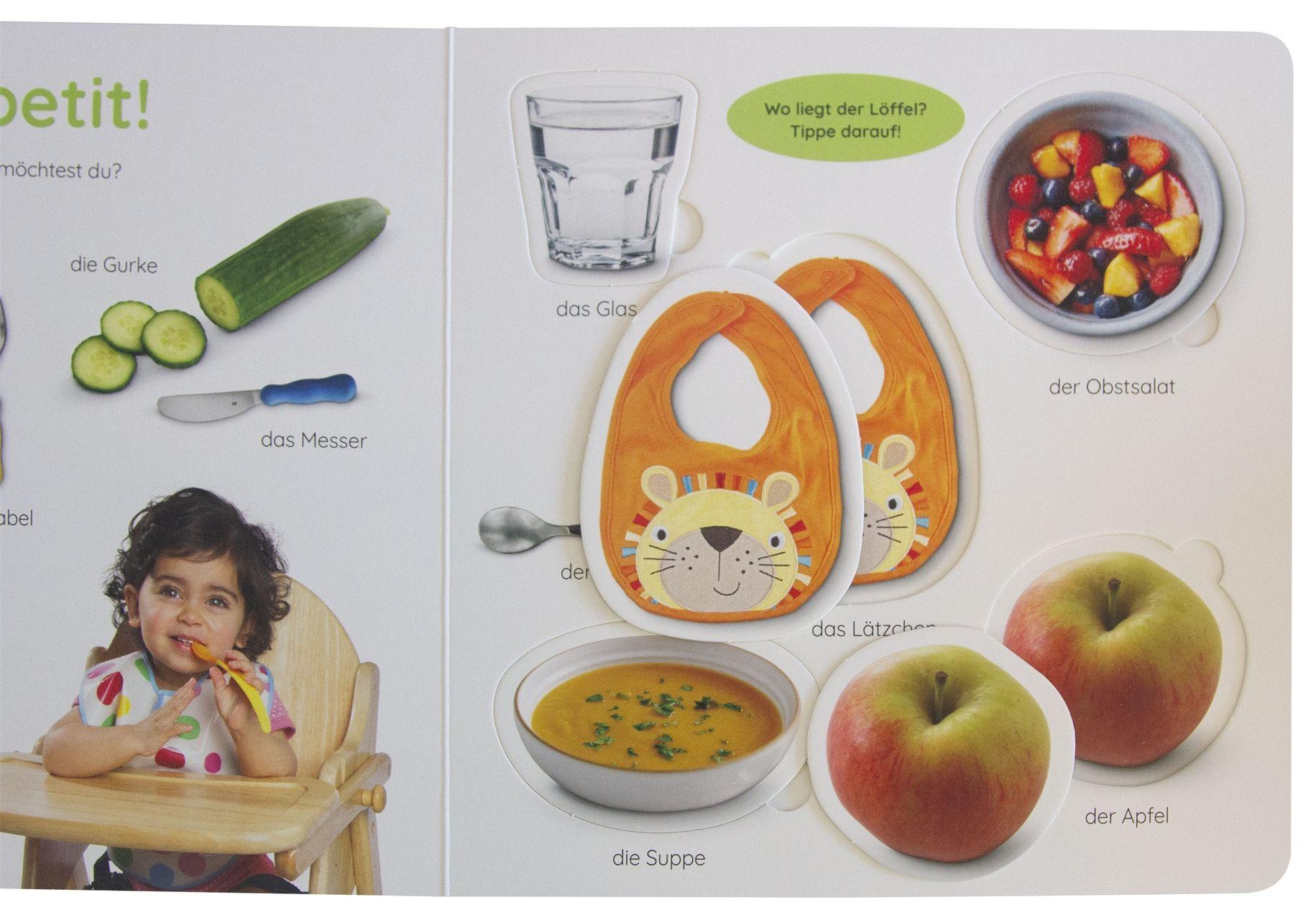 Beispielinhalt (Bild) Erstes Lernen Puzzlebuch. Mein Tag